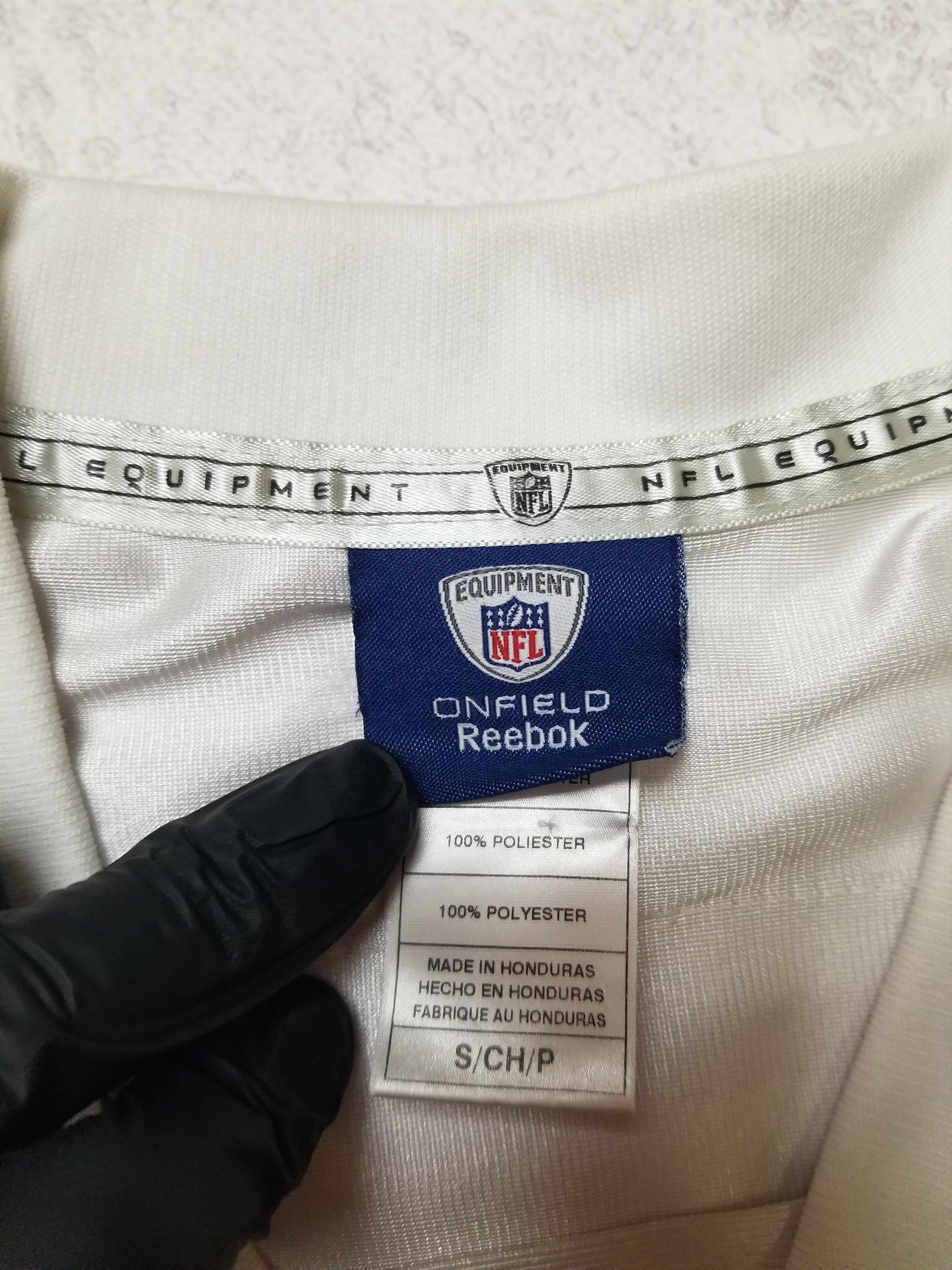 Reebok VTG REEBOK NFL EQUIPMENT NEW YORK GIANTS PIERCE #58 JERSEY Size US S / EU 44-46 / 1 - 17 Thumbnail