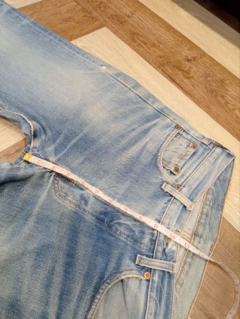 Levi's Vintage Clothing VINTAGE LEVI'S 501 TOP BUTTON #524 SELVEDGE BLUE DENIM PANTS Size US 29 - 15 Thumbnail