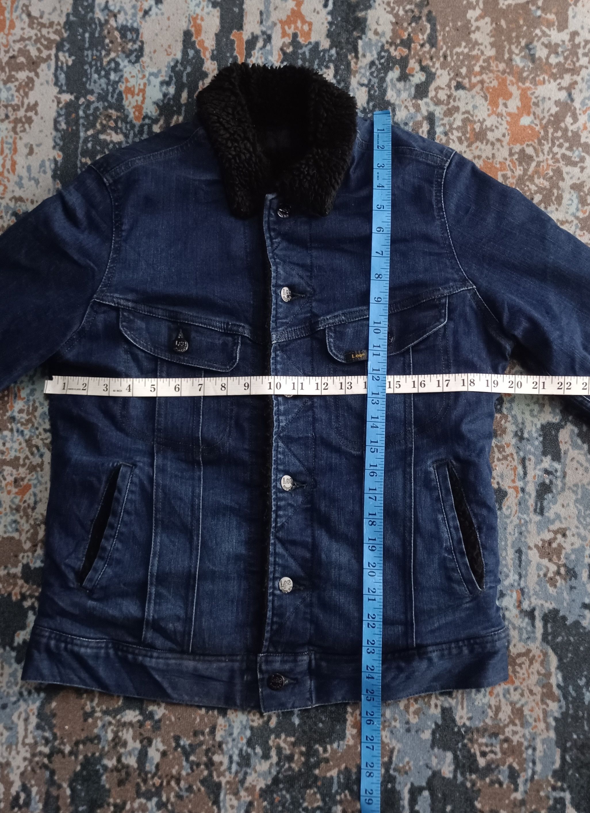 Lee Lee Riders Sanforized Sherpa Denim Jacket Size US M / EU 48-50 / 2 - 17 Thumbnail