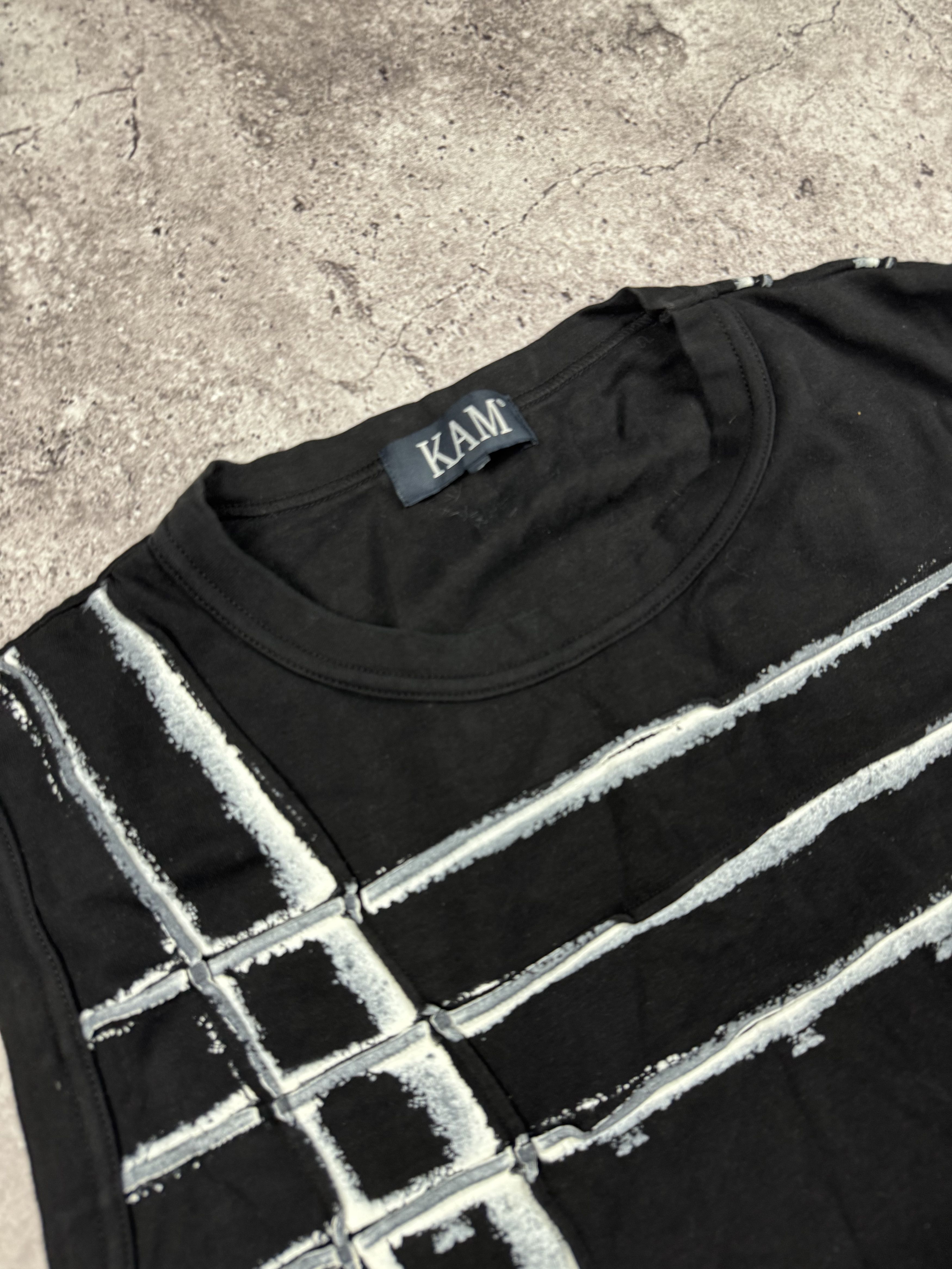 Japanese Brand × Vintage Vintage 00s Striped Tank Top with skulls Opium Y2k Size US XL / EU 56 / 4 - 4 Thumbnail