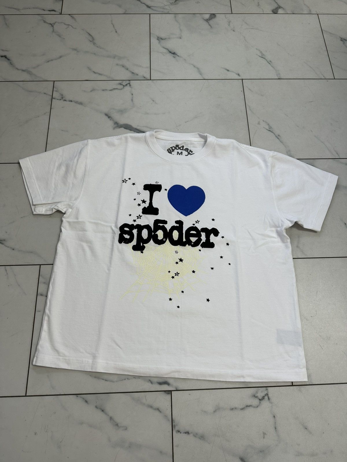 Spider × Young Thug Sp5der Buckle Tee 'White' | Grailed