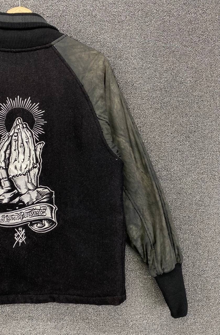 Japanese Brand Vintage Eyecandy Paisley Inspired Wacko Maria Varsity Jacket Size US L / EU 52-54 / 3 - 4 Thumbnail