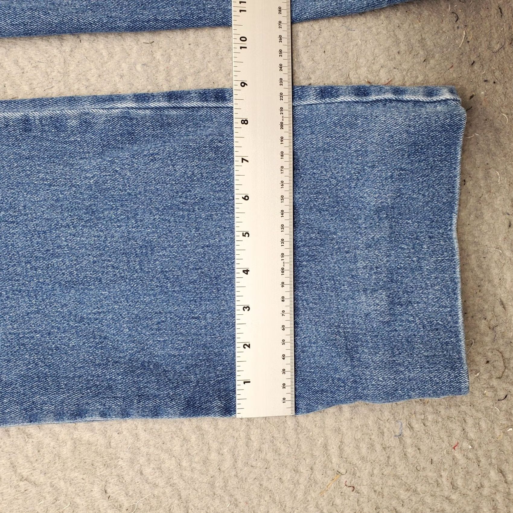 Jordache Jordache Jeans Womens 13/14 Blue Denim Stretch Straight 5-Pocket Regular Size: 13/14 Womens Blue Denim Jeans Size 34" / US 12 / IT 48 - 5 Thumbnail
