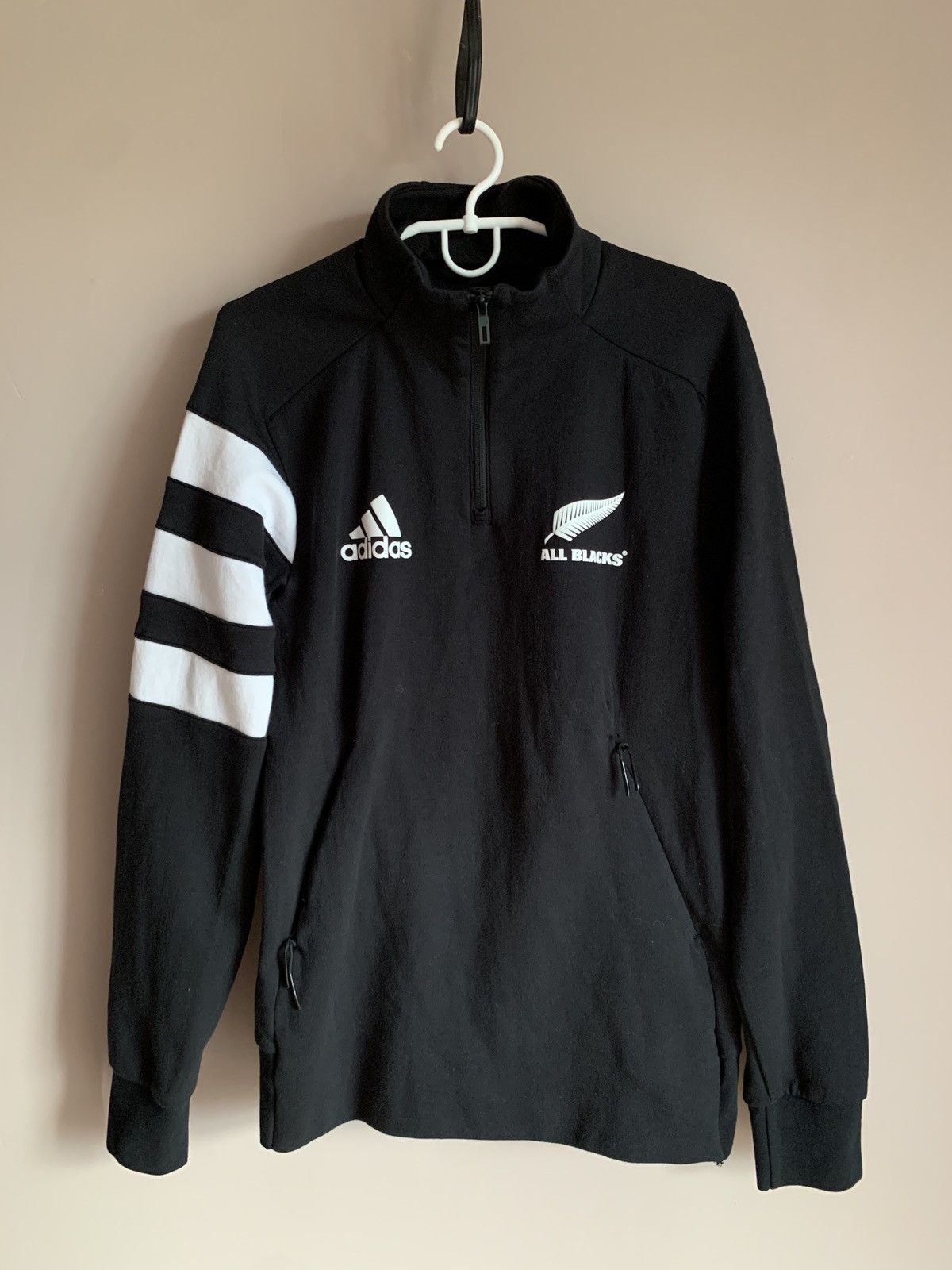 Adidas All Blacks New Zealand Rugby Union Sweatshirt Adidas Sz M Size US M / EU 48-50 / 2 - 1 Thumbnail