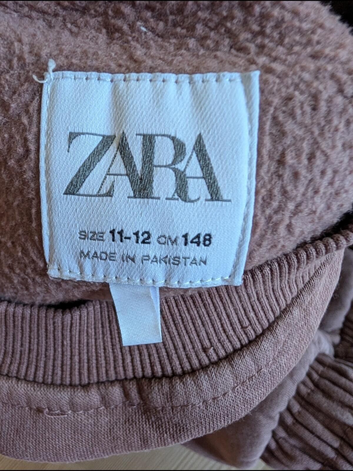 Zara Zara Kids Brown Sweatshirt & Joggers Set Size ONE SIZE - 3 Thumbnail