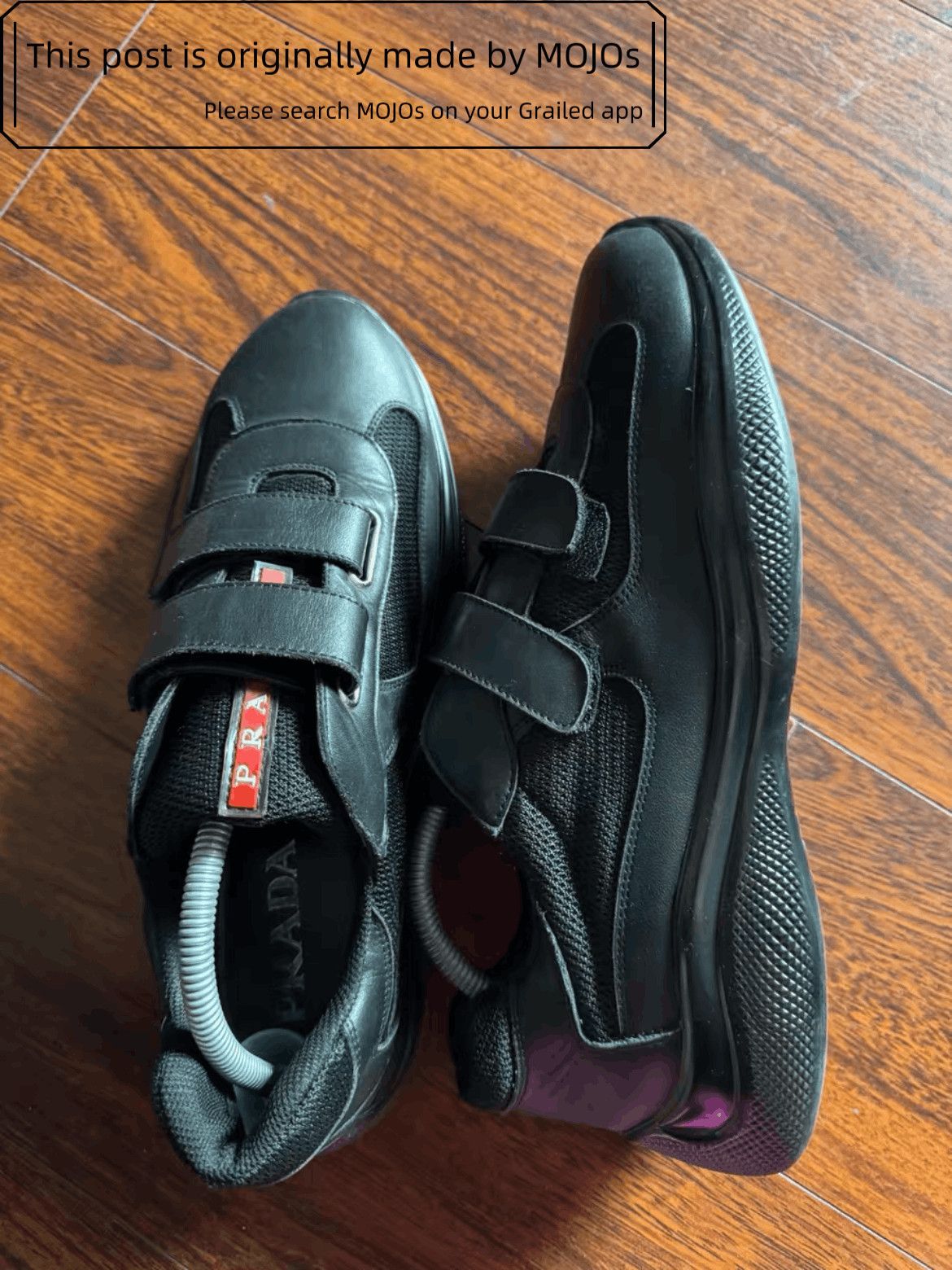 Sz 9 Prada Sports American Cup Double Patches Sneaker