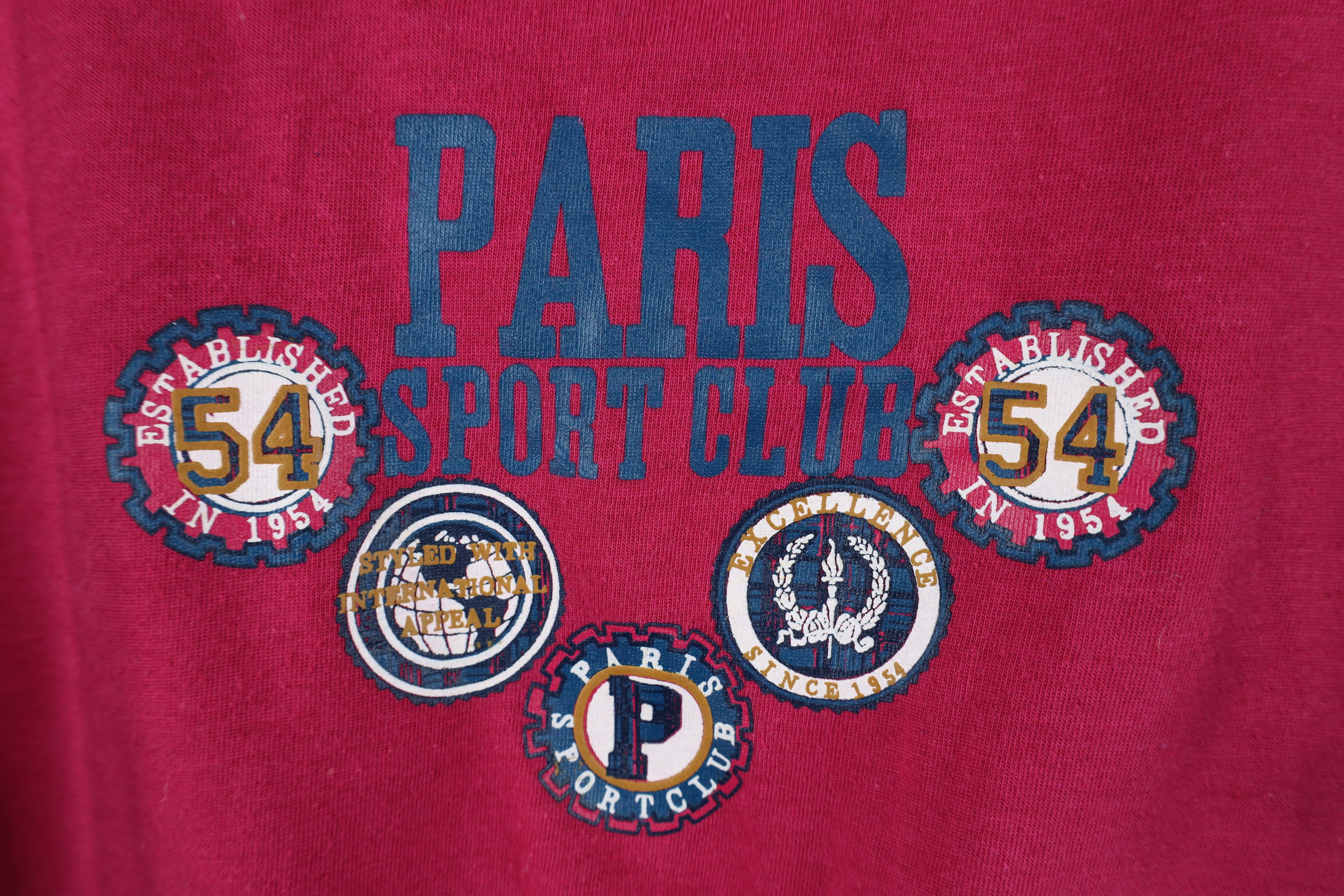 Vintage Vintage 90s Streetwear Baggy Fit Paris Hoodie Sweatshirt Size M / US 6-8 / IT 42-44 - 4 Thumbnail
