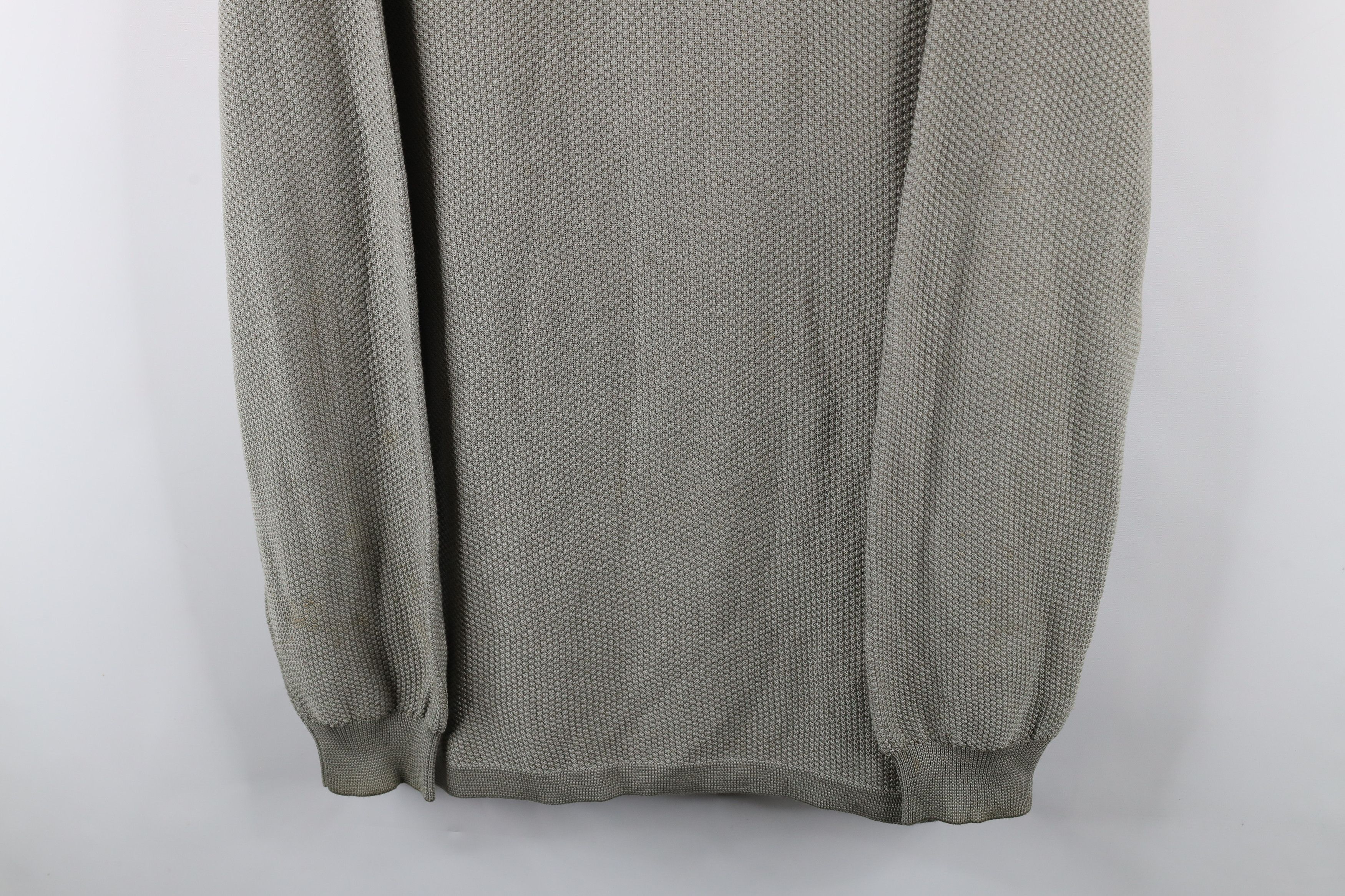 Tommy Bahama × Vintage Vintage 90s Tommy Bahama Waffle Knit Long Sleeve Polo Size US L / EU 52-54 / 3 - 3 Thumbnail