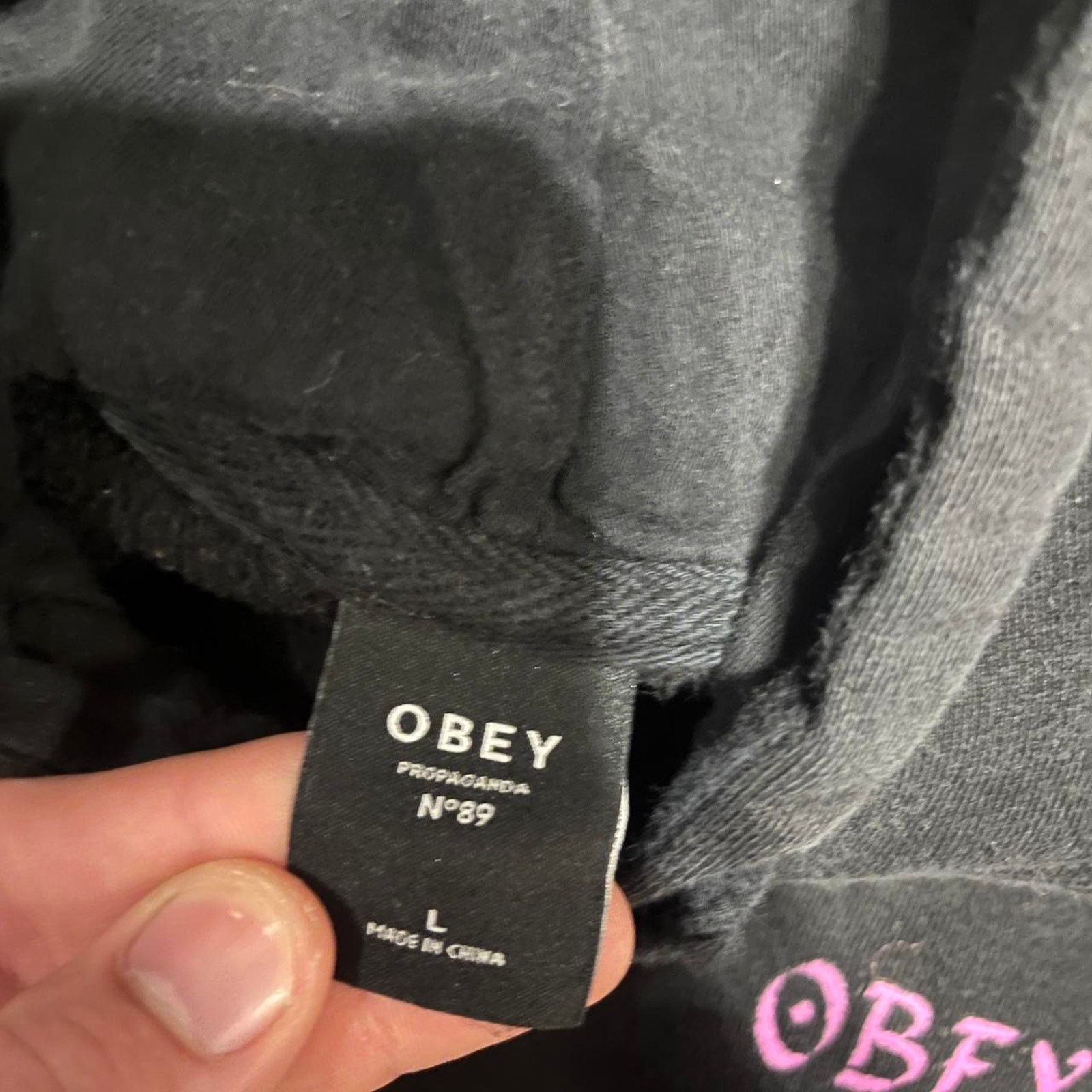 Obey Obey graphic women's hoodie Size L / US 10 / IT 46 - 3 Thumbnail
