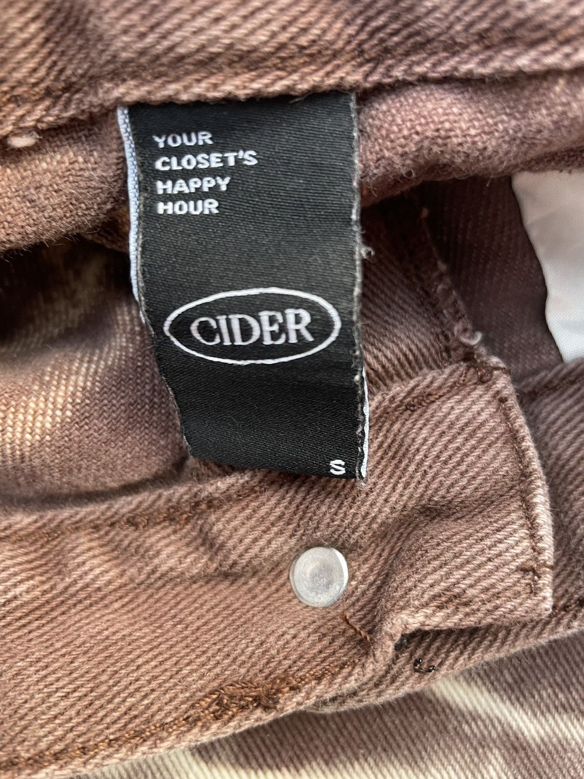 Cider × Designer Cider Custom Tie Dye Denim Size 28" / US 6 / IT 42 - 8 Thumbnail