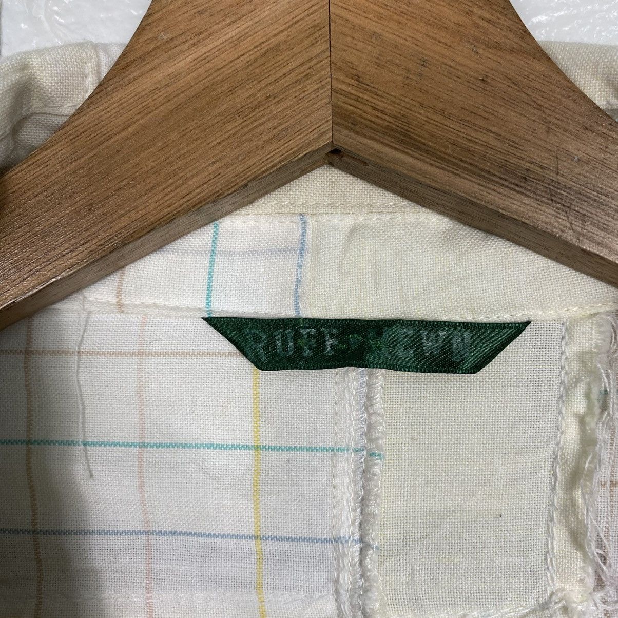 Japanese Brand 📌Vintage Chore Jacket RuffHewn Tartan Patchwork Issey Miyake Size US L / EU 52-54 / 3 - 19 Thumbnail