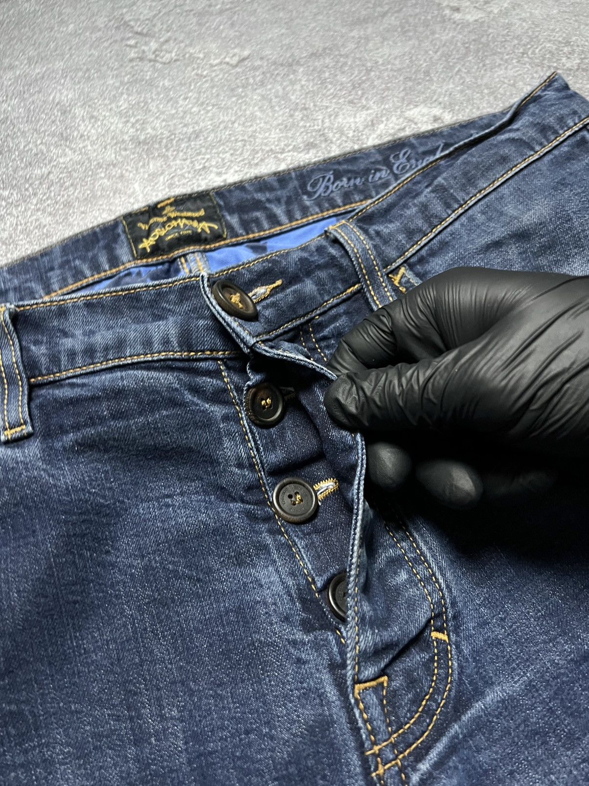 Vivienne Westwood Vintage Vivienne Westwood Jeans Big Logo Anglomania Orb Satu Size US 34 / EU 50 - 16 Thumbnail
