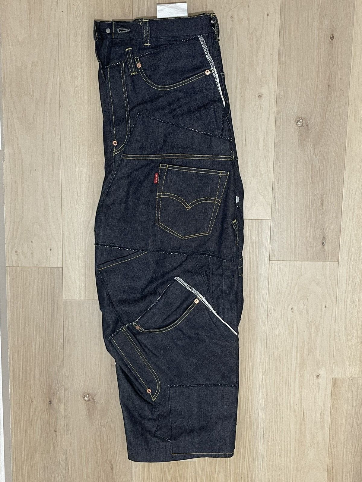 Japanese Brand × Junya Watanabe JUNYA WATANABE MAN x Levi’s Patchwork Denim Pants Size US 28 / EU 44 - 3 Thumbnail