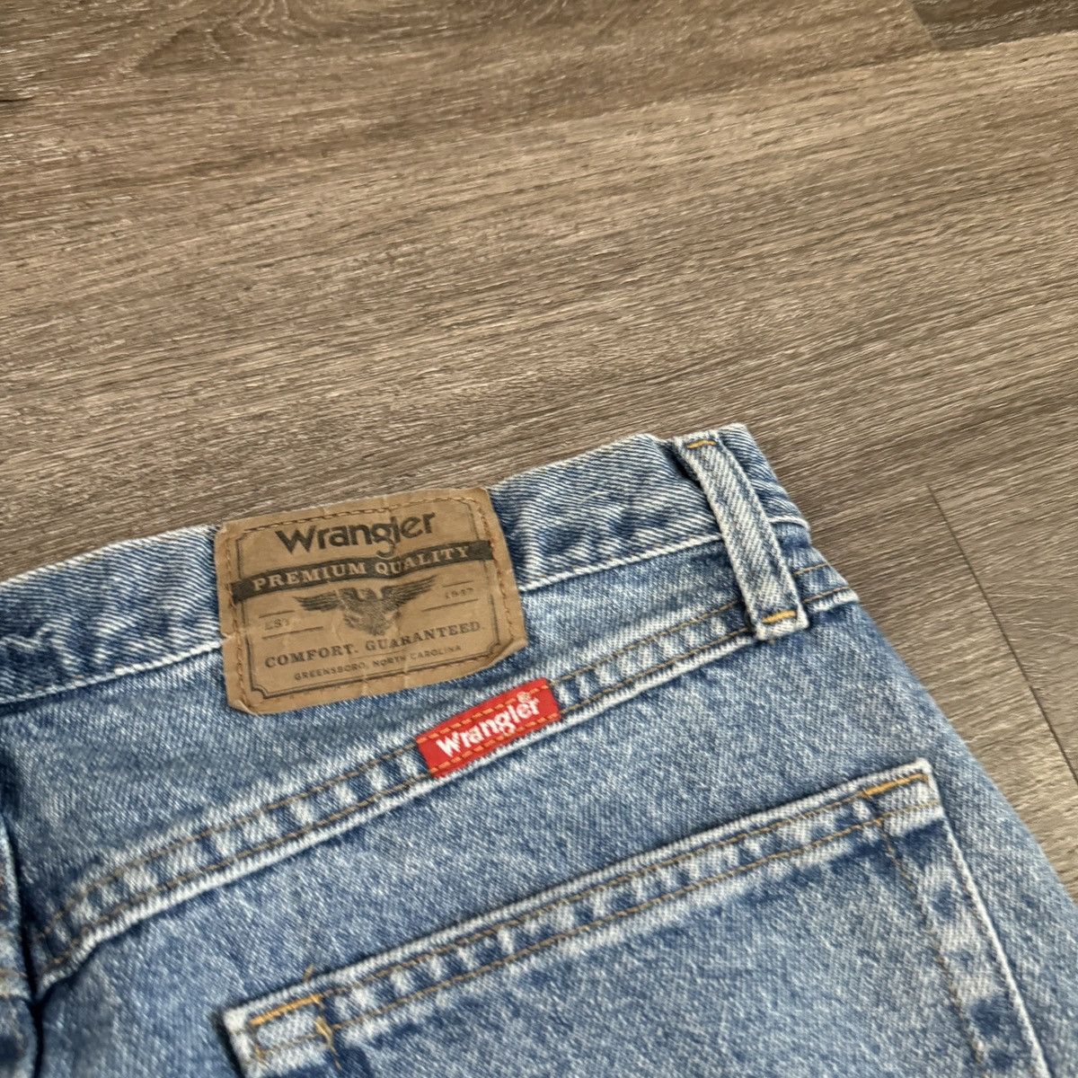 JNCO × Vintage × Wrangler Essential Vintage 90s Wrangler wide leg jeans Size US 32 / EU 48 - 3 Thumbnail