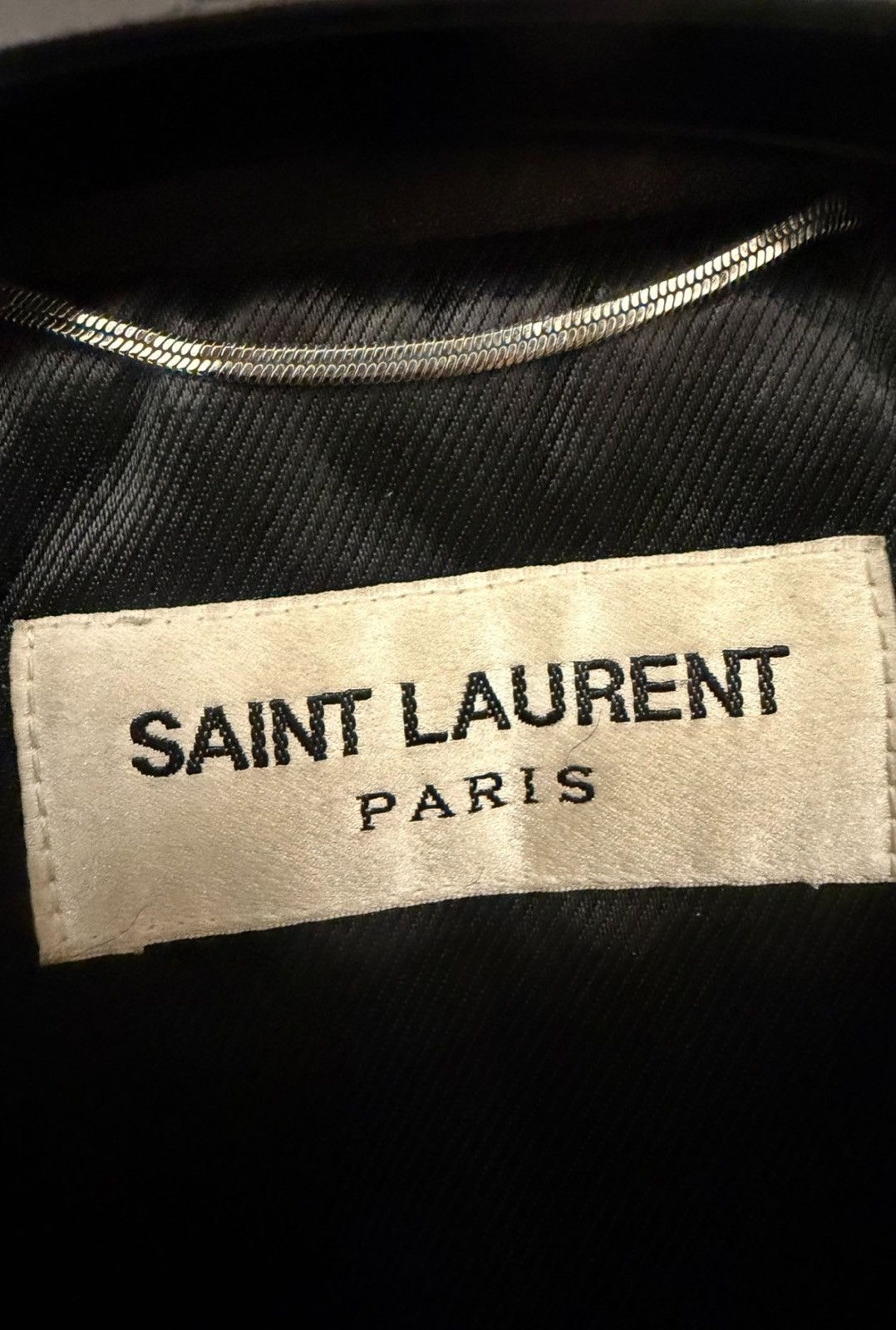 Saint Laurent Paris Saint Laurent SLP 16FW L01 Motorcycle Leather Jacket Slimane Size US M / EU 48-50 / 2 - 2 Thumbnail