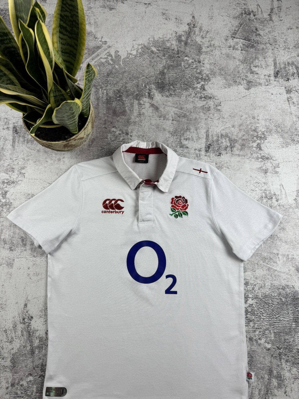 Canterbury of New Zealand Canterbury 2012/2013 Y2K O2 Longsleeve Polo Jersey T Shirt Size US M / EU 48-50 / 2 - 5 Thumbnail