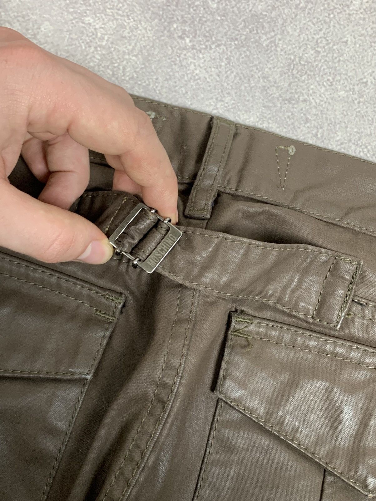 Moschino Moschino Archive Y2K Coated Pants Levi’s Engineered Vibe Size US 31 - 6 Thumbnail
