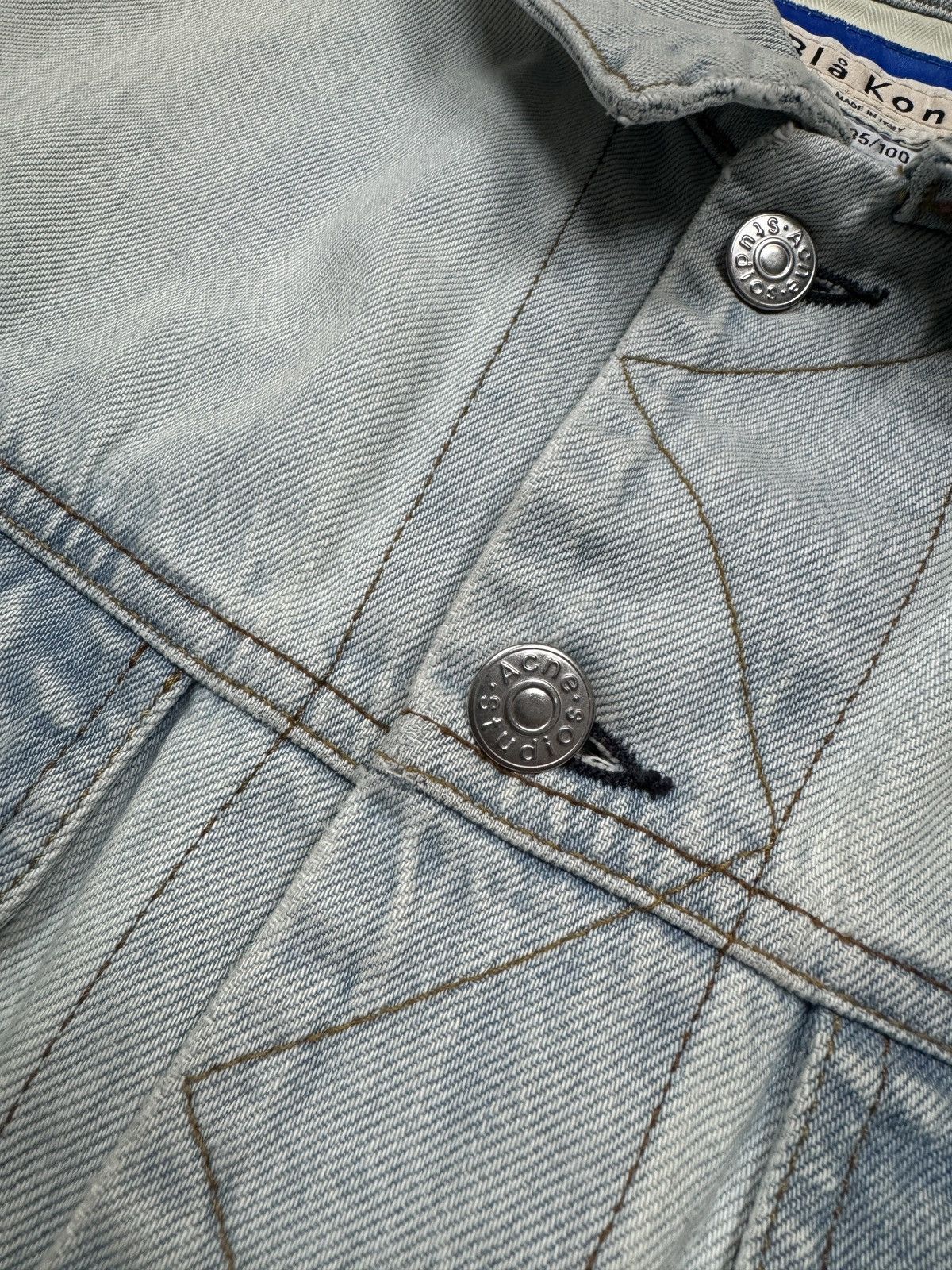 Acne Studios Acne Studios Bla Konst vintage denim jacket Size US M / EU 48-50 / 2 - 4 Thumbnail