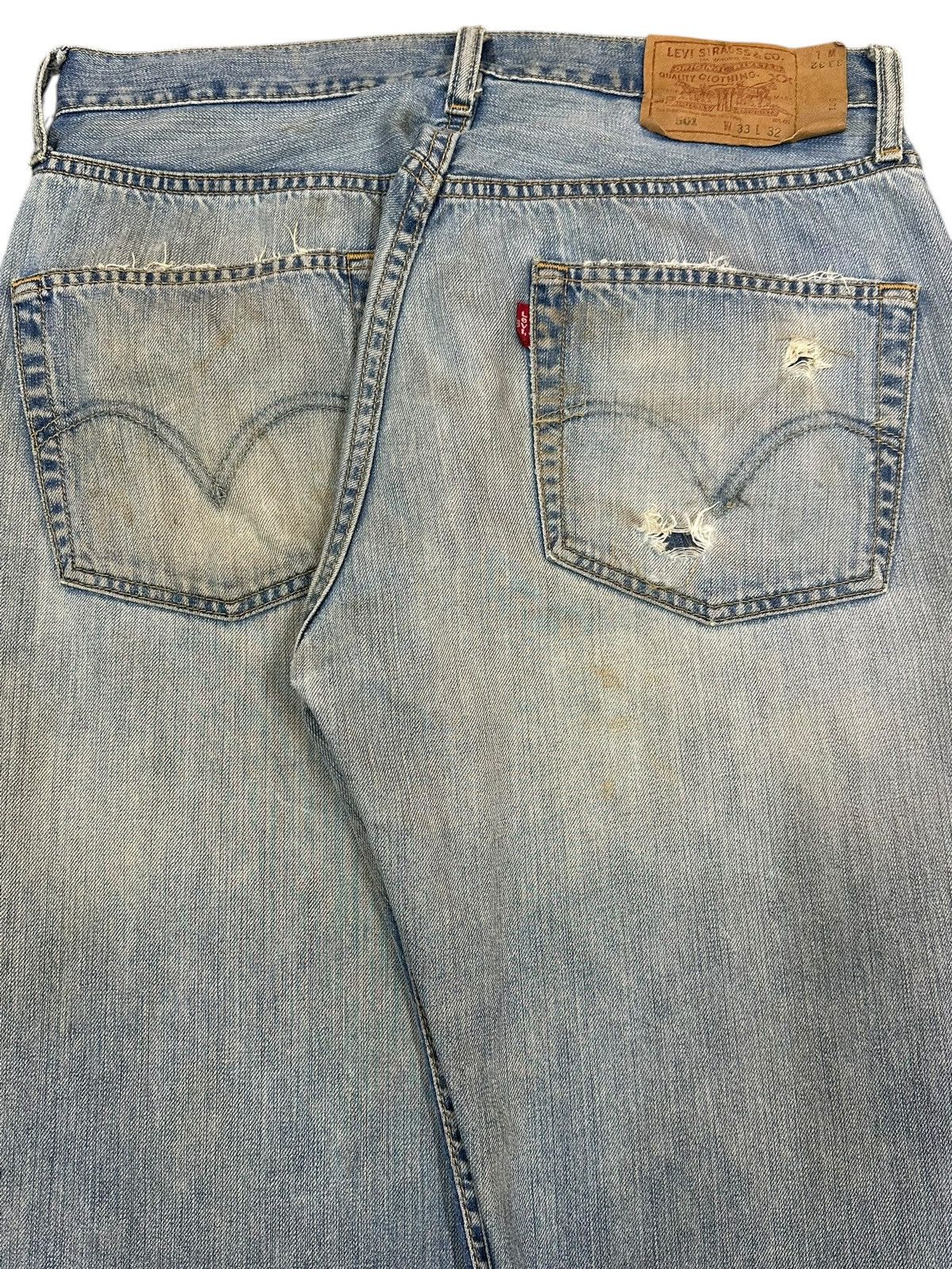 Levi's Vintage 90s Levis 501 Mud Faded Wash Distressed Baggy Jeans Size US 32 / EU 48 - 6 Thumbnail