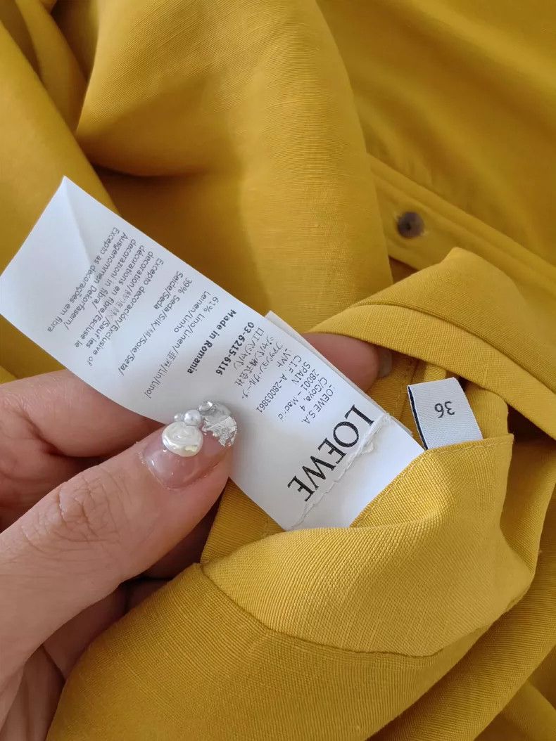 Loewe LOEWE Yellow ginger polychrome shirt skirt Size XS / US 0-2 / IT 36-38 - 7 Thumbnail