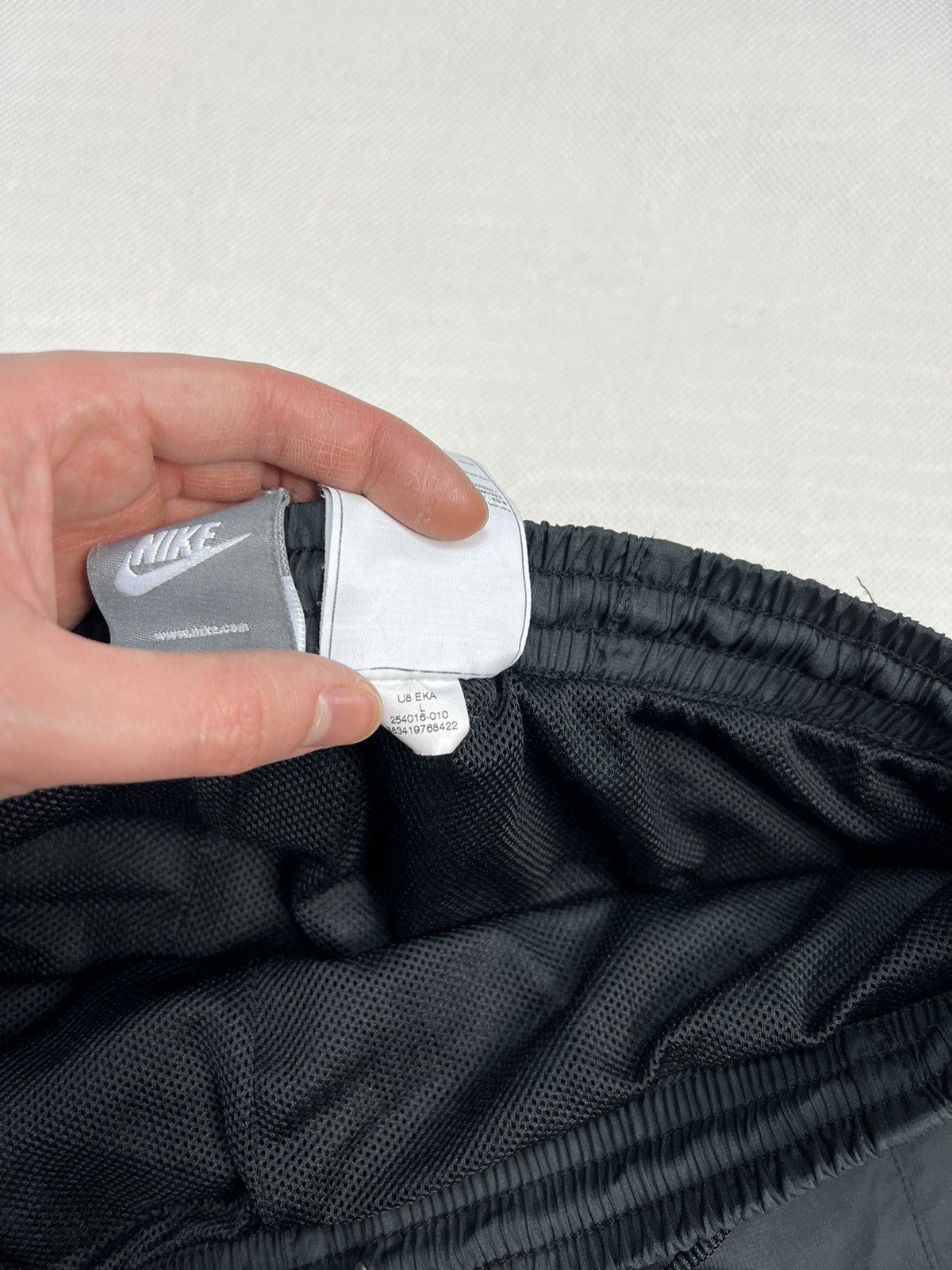 Nike × Vintage Baggy Pants Nike small logo black y2k 00’s vintage Size US 34 / EU 50 - 5 Thumbnail
