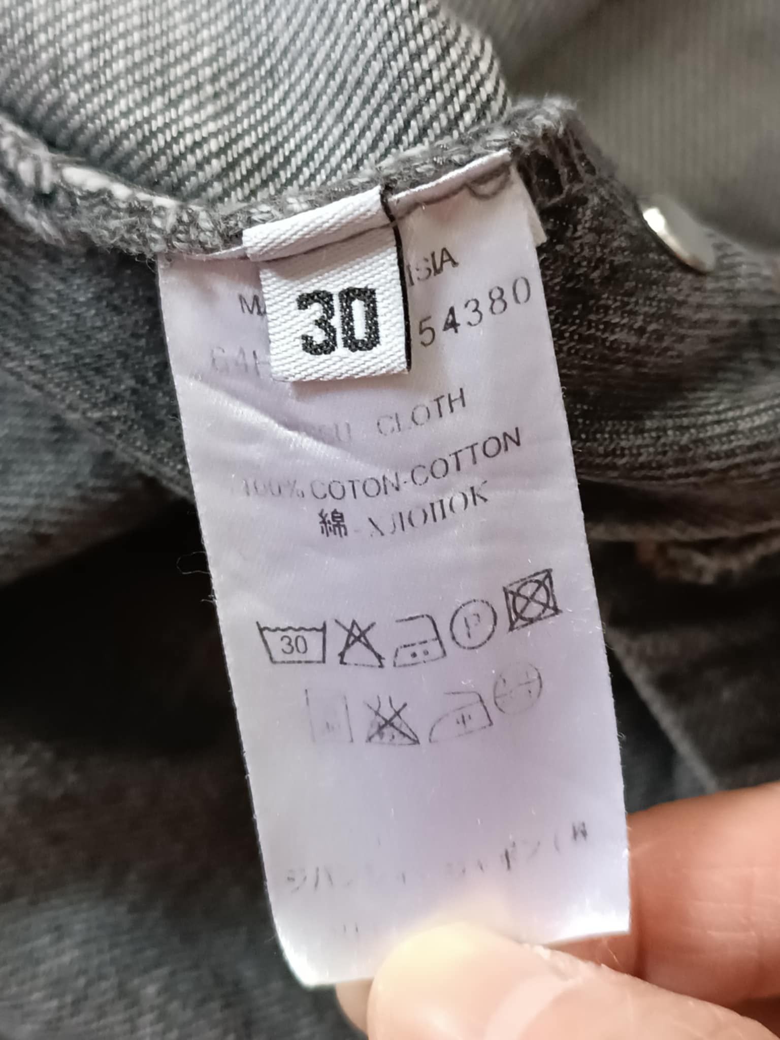 Givenchy Givenchy Light Gray Straight Cut Jeans Size US 30 / EU 46 - 5 Thumbnail