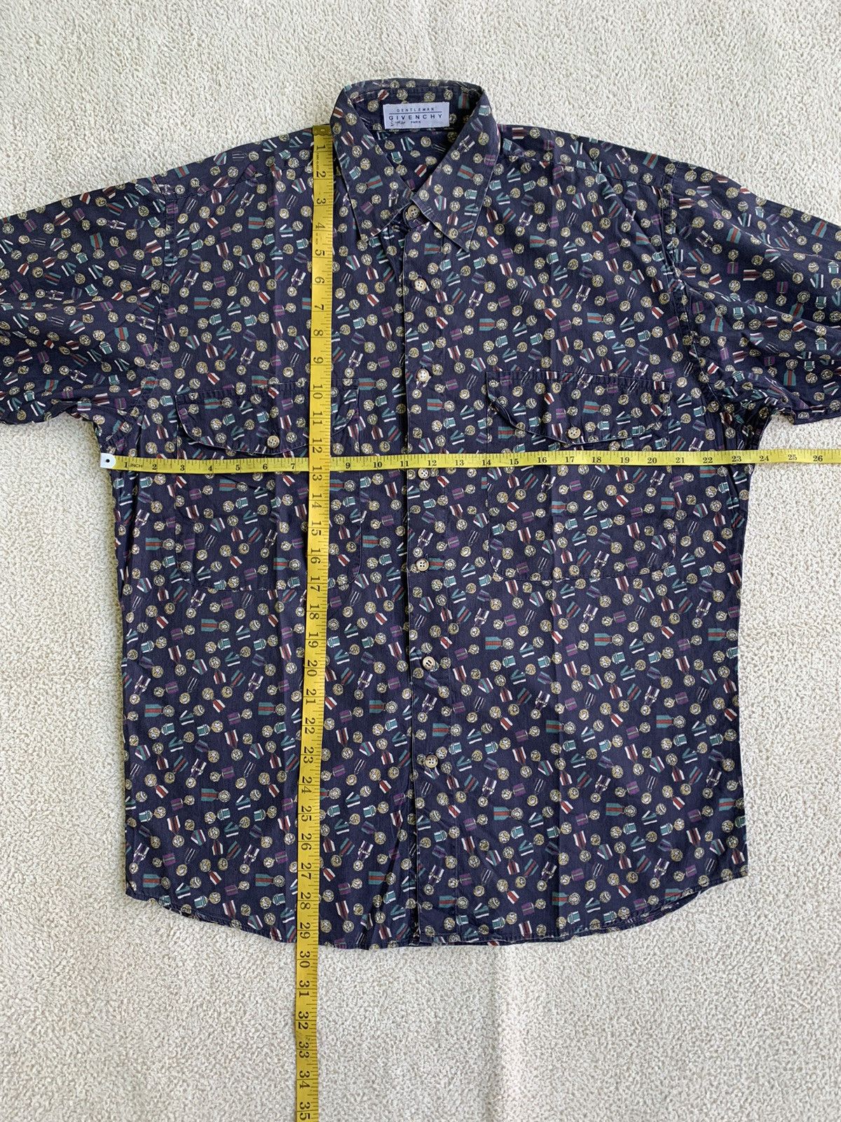 Beauty Beast × Givenchy Givenchy Gentleman Charter Print Vintage Shirt Size US M / EU 48-50 / 2 - 12 Thumbnail