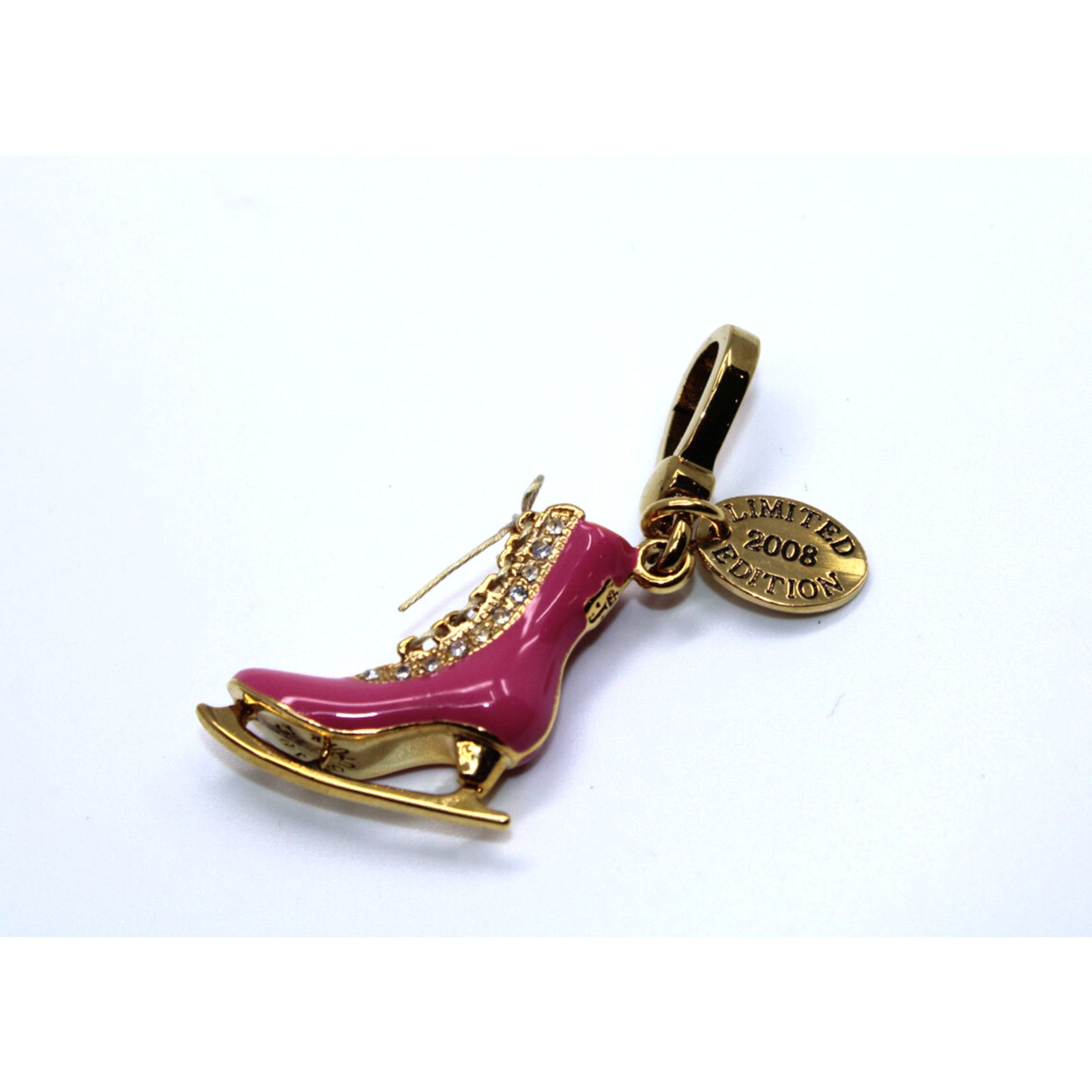 Juicy Couture New JUICY COUTURE Limited Edition 2008 Pink Ice Skate Charm Size ONE SIZE - 5 Thumbnail