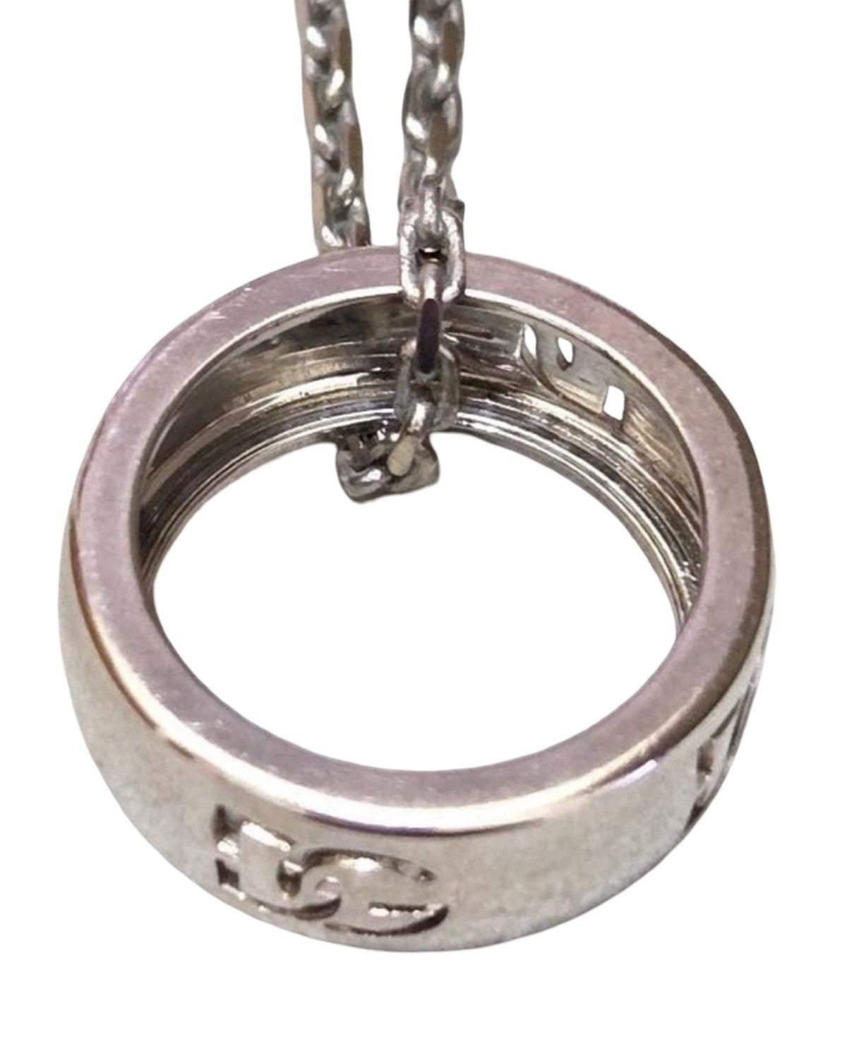 Dolce & Gabbana Ring Engraved Necklace Size ONE SIZE - 3 Thumbnail