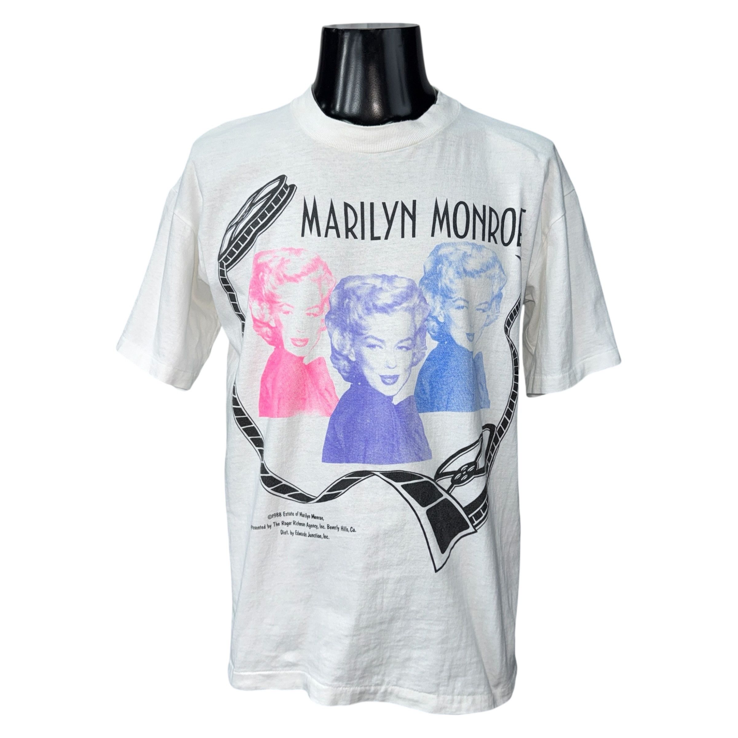 Vintage MARILYN MONROE T-Shirt White Size M Size US M / EU 48-50 / 2 - 1 Thumbnail