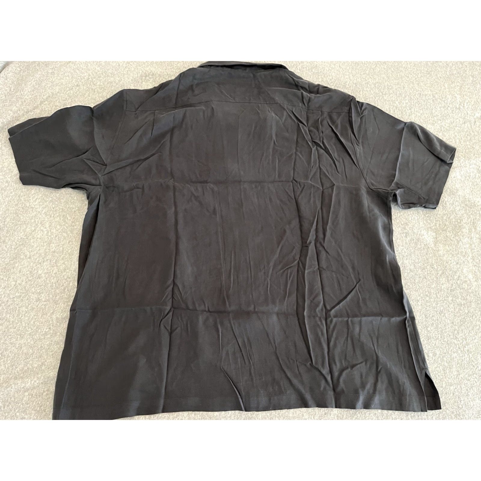 Nat Nast Nat Nast Limited Edition Embroidered Silk Shirt Bossa Nova Mens 2XL Black Short Sleeve Button-Up 60s Music Size US XXL / EU 58 / 5 - 4 Thumbnail