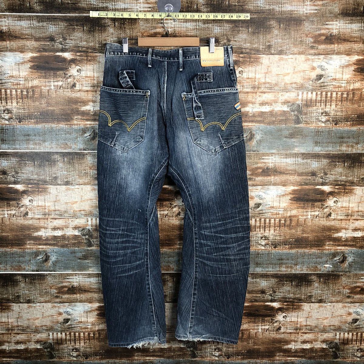 Edwin DLL Edwin Blue Distressed Denim Pants #C130 Size US 32 / EU 48 - 13 Thumbnail