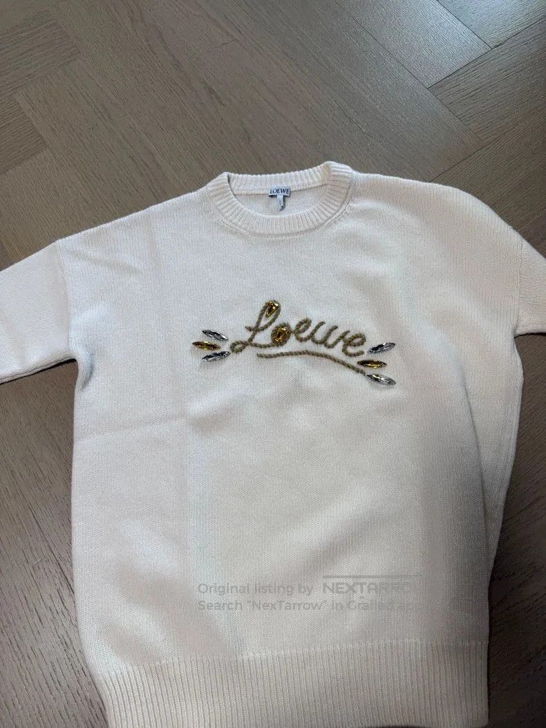 Loewe Loewe White Knit Sweater M. Size US M / EU 48-50 / 2 - 1 Thumbnail