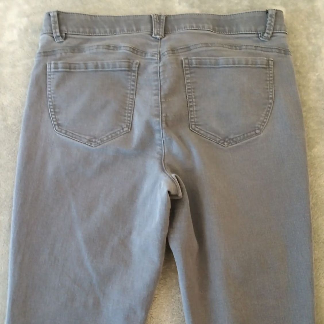 Vintage Democracy Absolution Jeans Womens Size 14 Gray Stretch Mid Rise Ankle 34x26 Size 36" / US 14 / IT 50 - 7 Thumbnail
