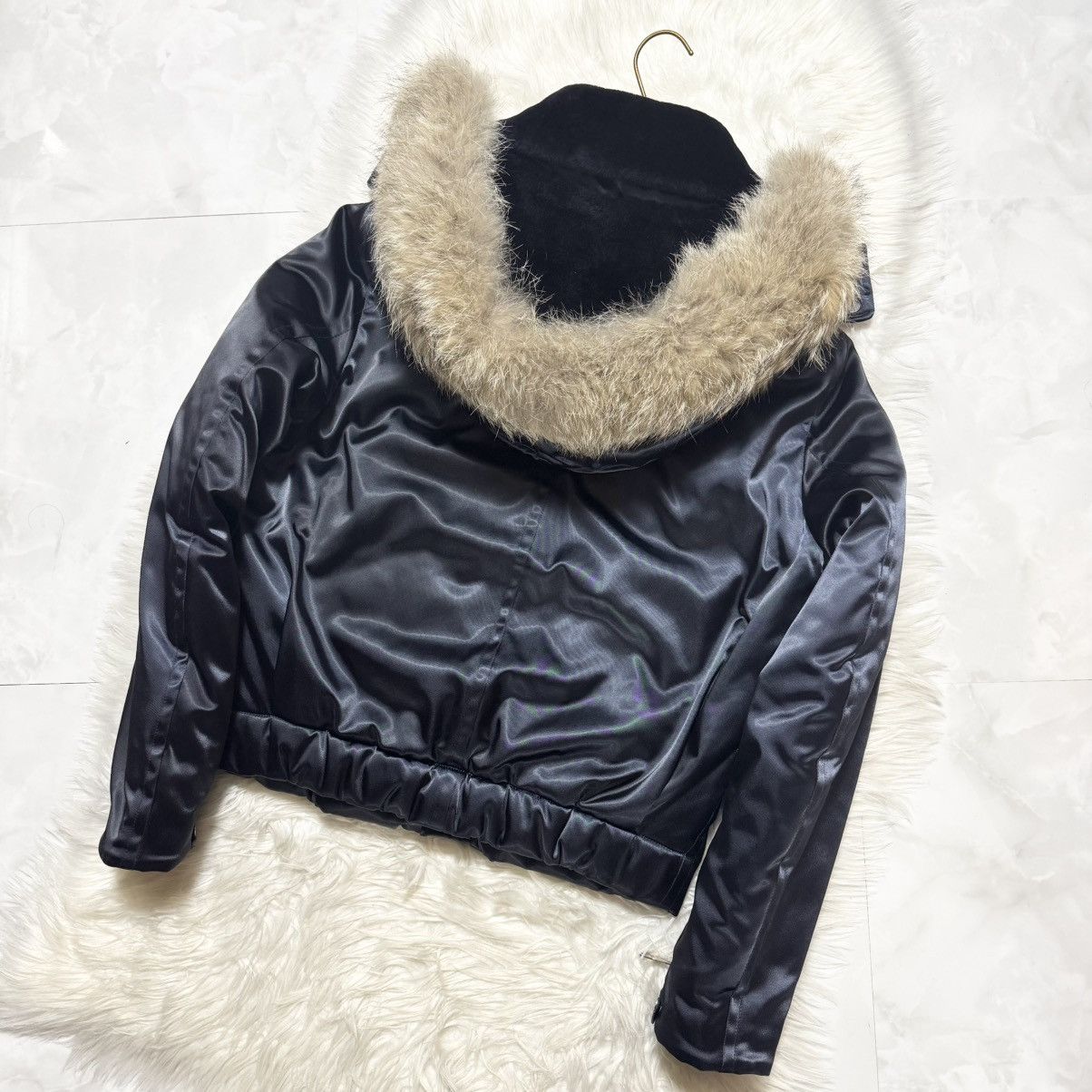 Louis Vuitton Louis Vuitton Runway Leather Bomber Jacket with Fur Hood Size US M / EU 48-50 / 2 - 13 Thumbnail