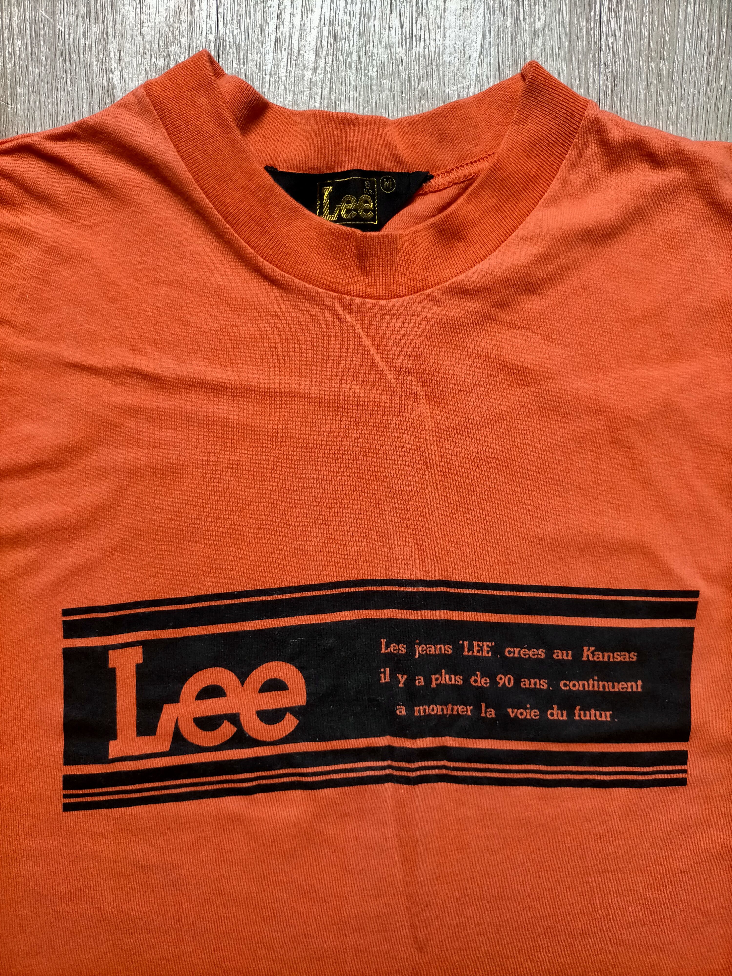 Lee Vintage 90s Lee single stich tee Size US M / EU 48-50 / 2 - 1 Thumbnail