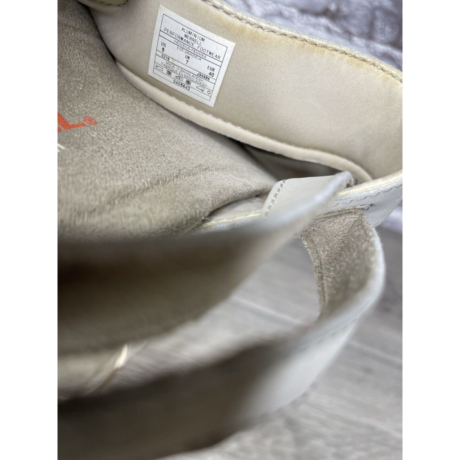 Merrell Merrell Aluminum Grey Suede Synthetic Toe Strap Foam Sandals Size US 9 / IT 39 - 8 Thumbnail