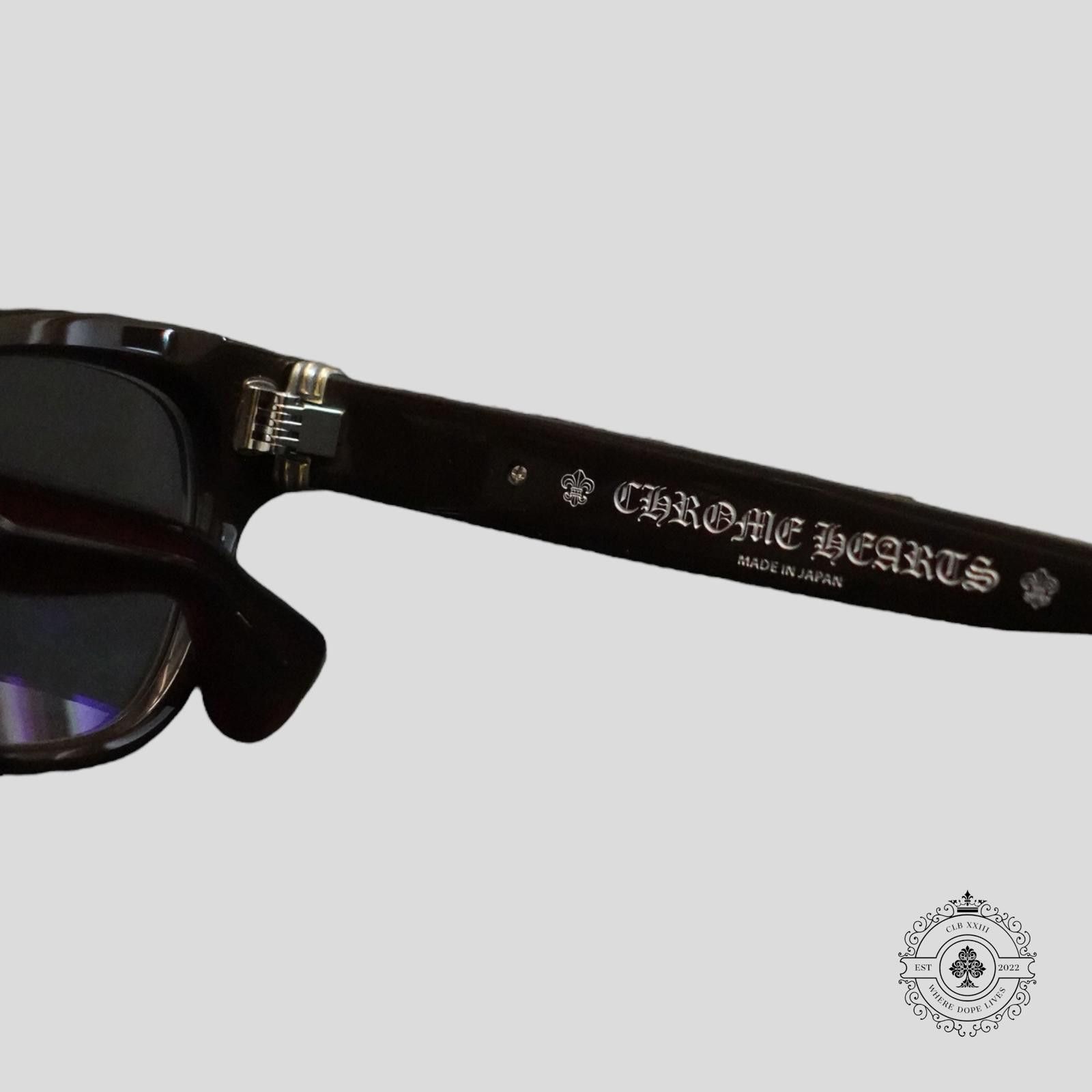 Chrome Hearts Chrome Hearts Cuntvoluted Sunglasses in Brown/Silver Size ONE SIZE - 4 Thumbnail