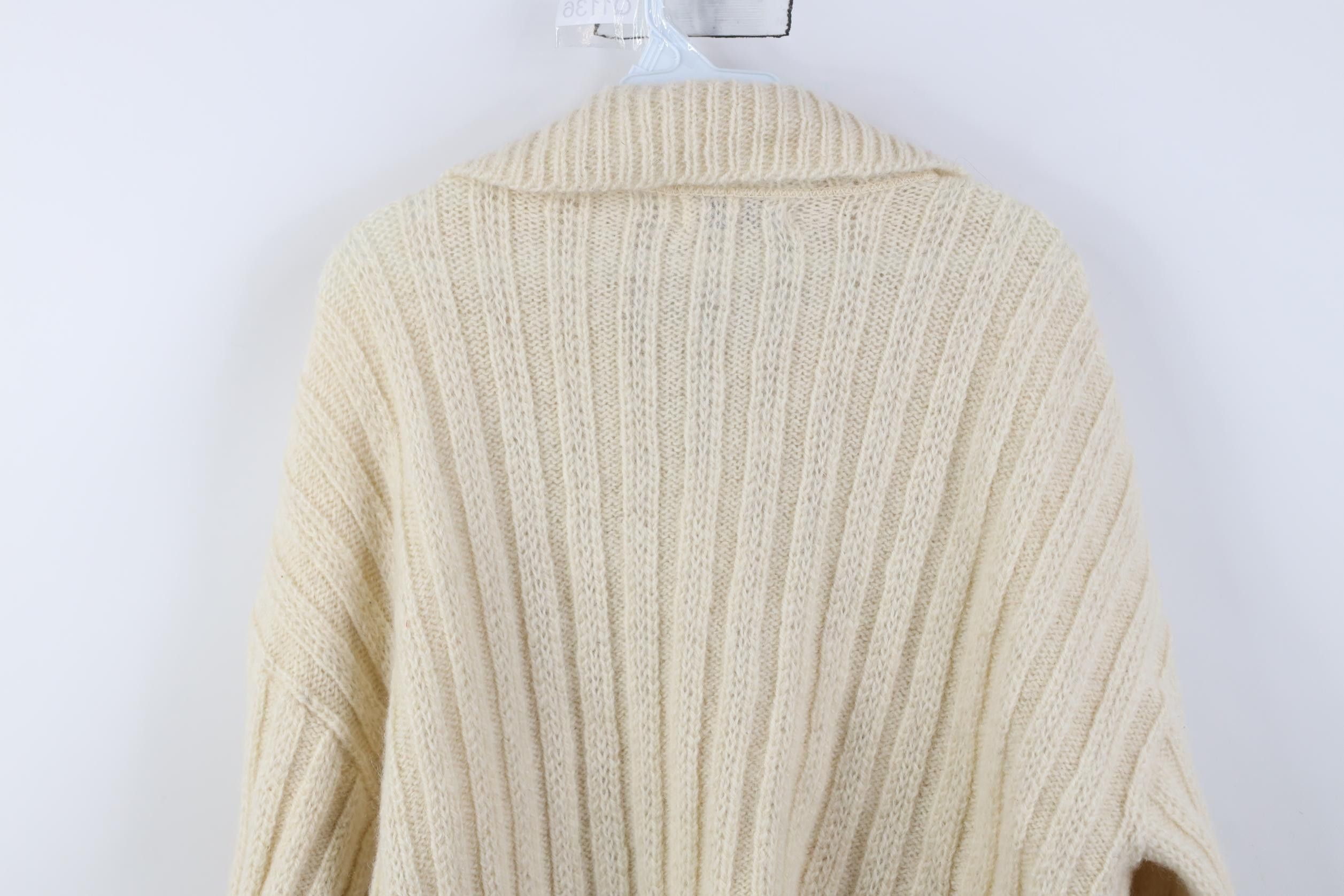 Vintage Vintage 50s 60s Marshall Field Ribbed Knit Cardigan Sweater Size US L / EU 52-54 / 3 - 12 Thumbnail