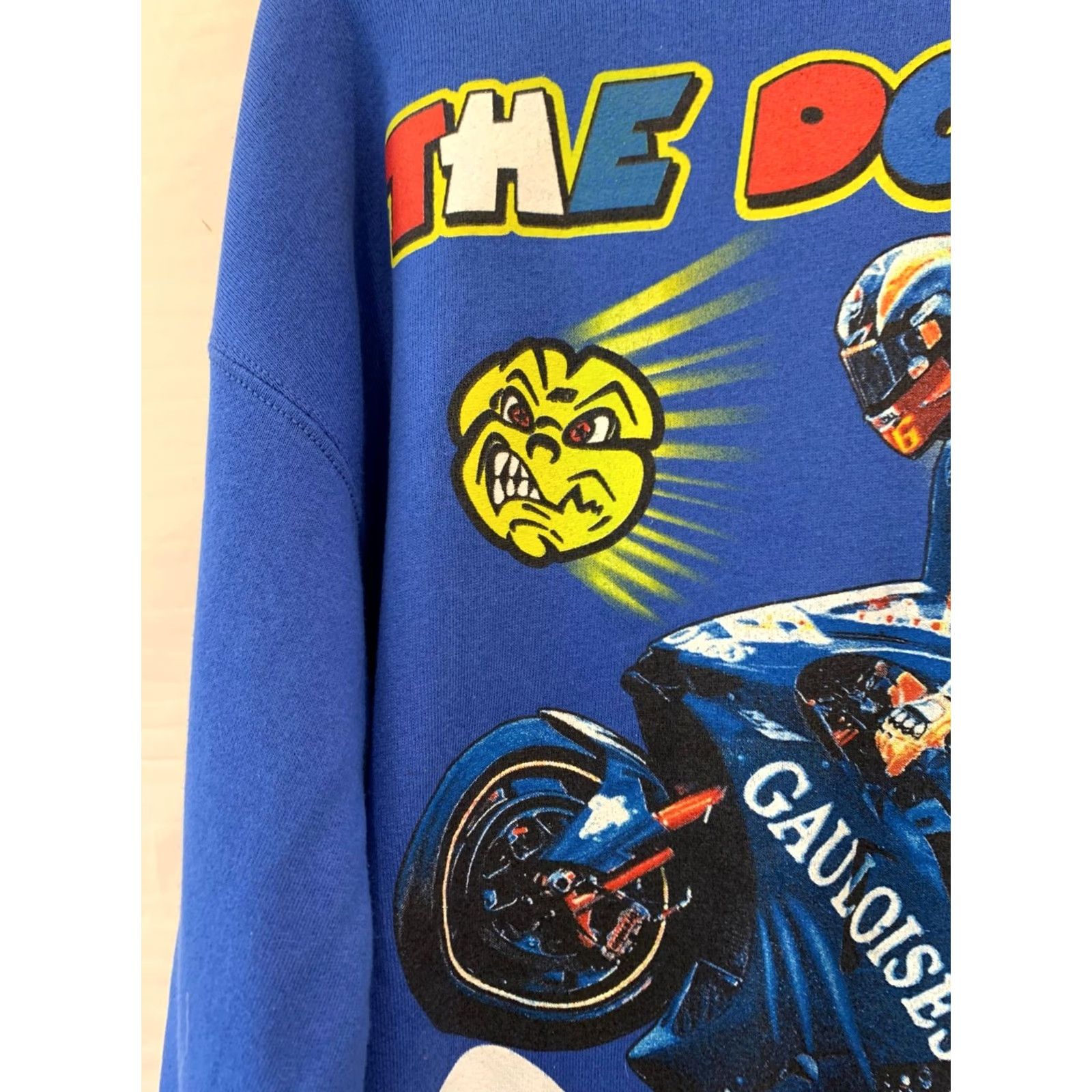Fruit Of The Loom Vtg Valentino Rossi The Doctor VR46 Gauloises Yamaha Hoodie XL MotoGP Blue Mens Pullover Shirt Size US XL / EU 56 / 4 - 5 Thumbnail