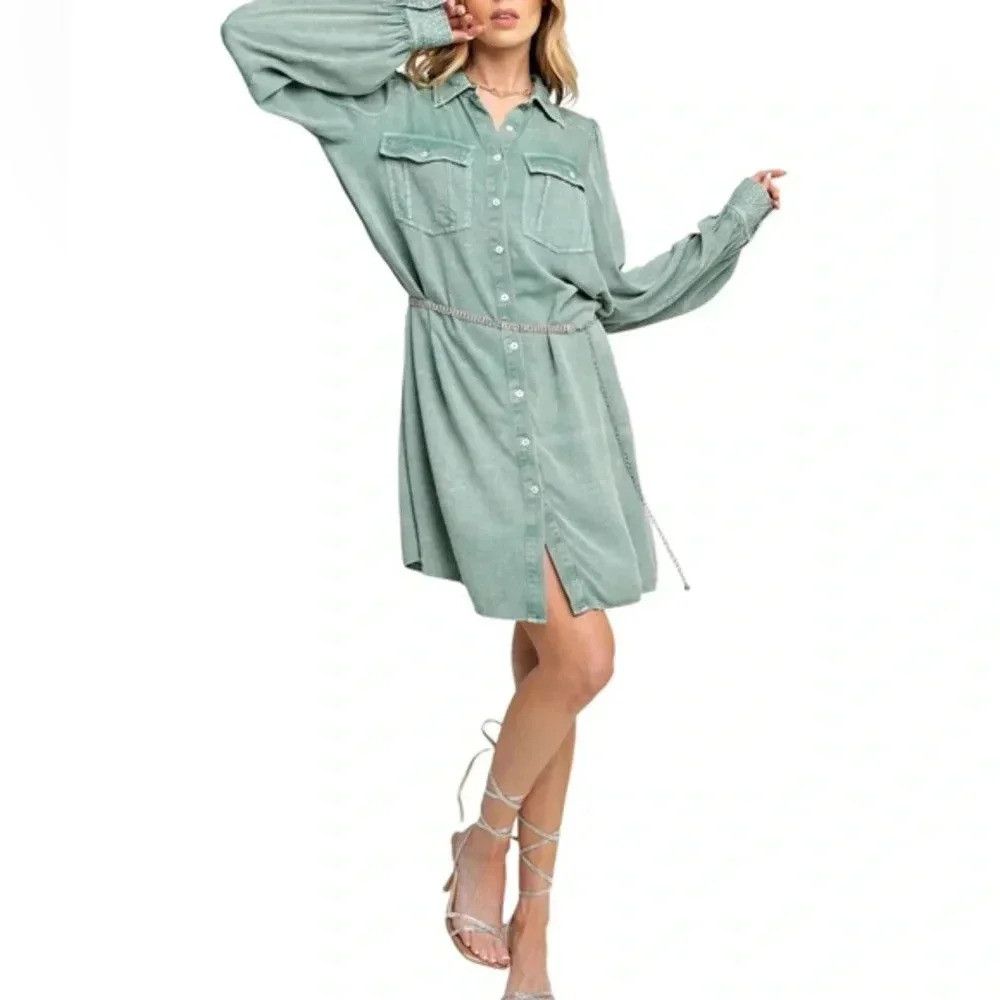 Other Easel shirt Dress NWT Size S / US 4 / IT 40 - 1 Thumbnail