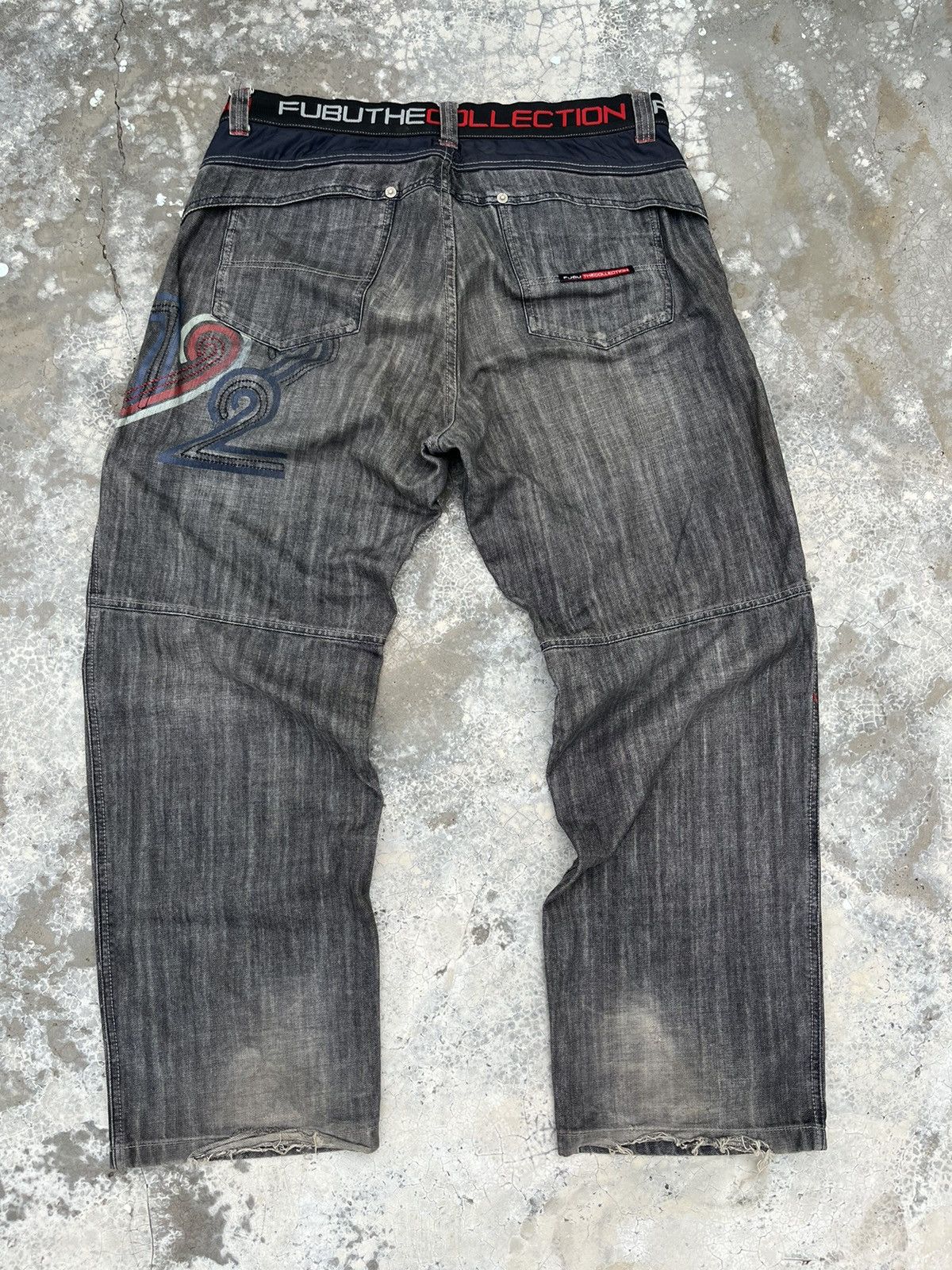Fubu Fubu gray heavy denim Size US 40 / EU 56 - 7 Thumbnail
