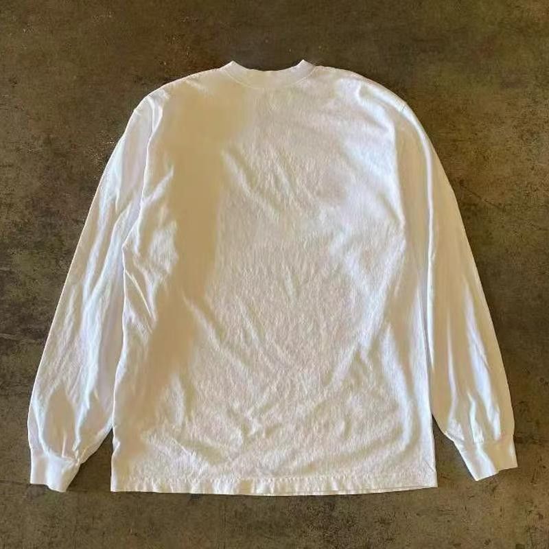 Vintage White washed vintage horse print long-sleeved t-shirt Size US M / EU 48-50 / 2 - 2 Thumbnail