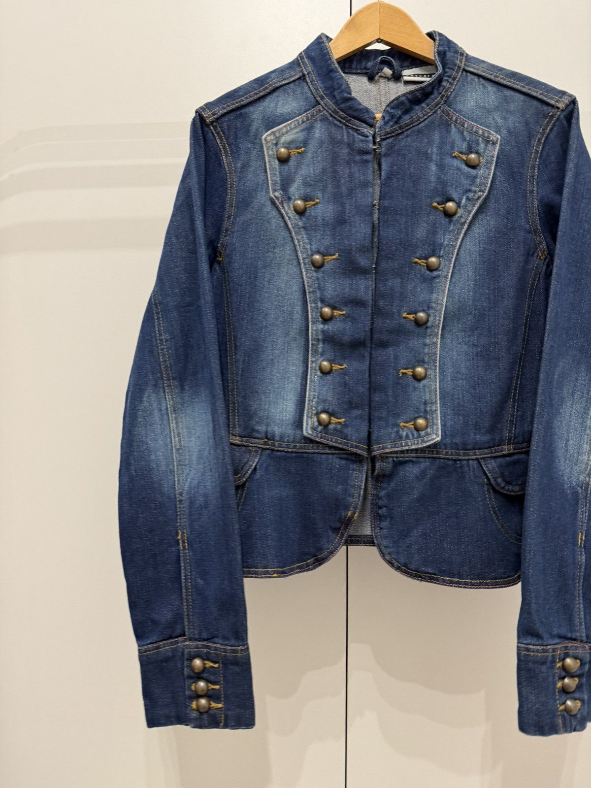 Vintage Vintage Hussar Napoleon Military Style Women’s Denim Jacket Size M / US 6-8 / IT 42-44 - 4 Thumbnail