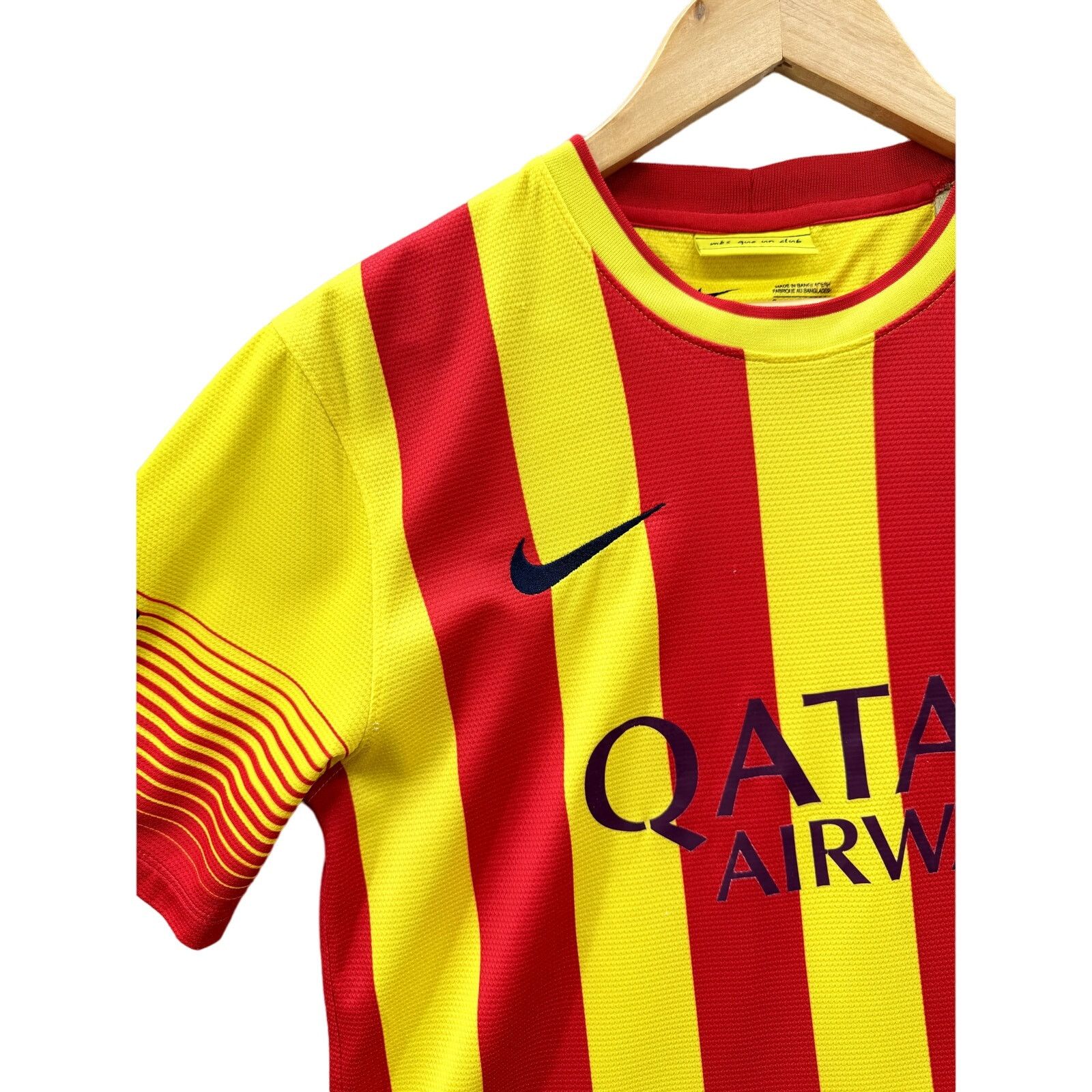 Nike Nike FC Barcelona Men's Team Football Striped Soccer Jersey Size US S / EU 44-46 / 1 - 4 Thumbnail