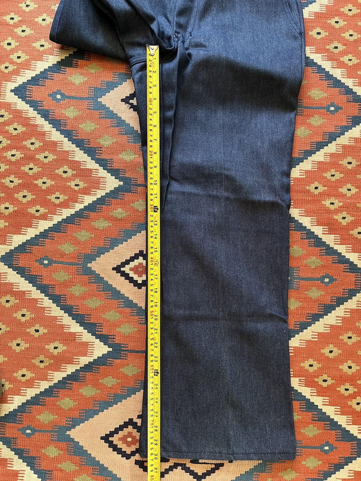 Vintage Vintage wide leg raw 14oz sanforized denim RARE Size US 34 / EU 50 - 10 Thumbnail