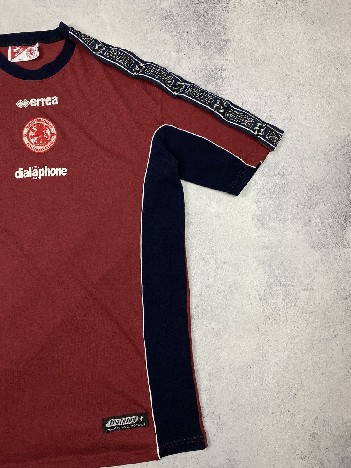 Errea × Vintage Errea Middlesbrough F.C. Away Vintage T Shirt Cotton Jersey Size US XXL / EU 58 / 5 - 3 Thumbnail