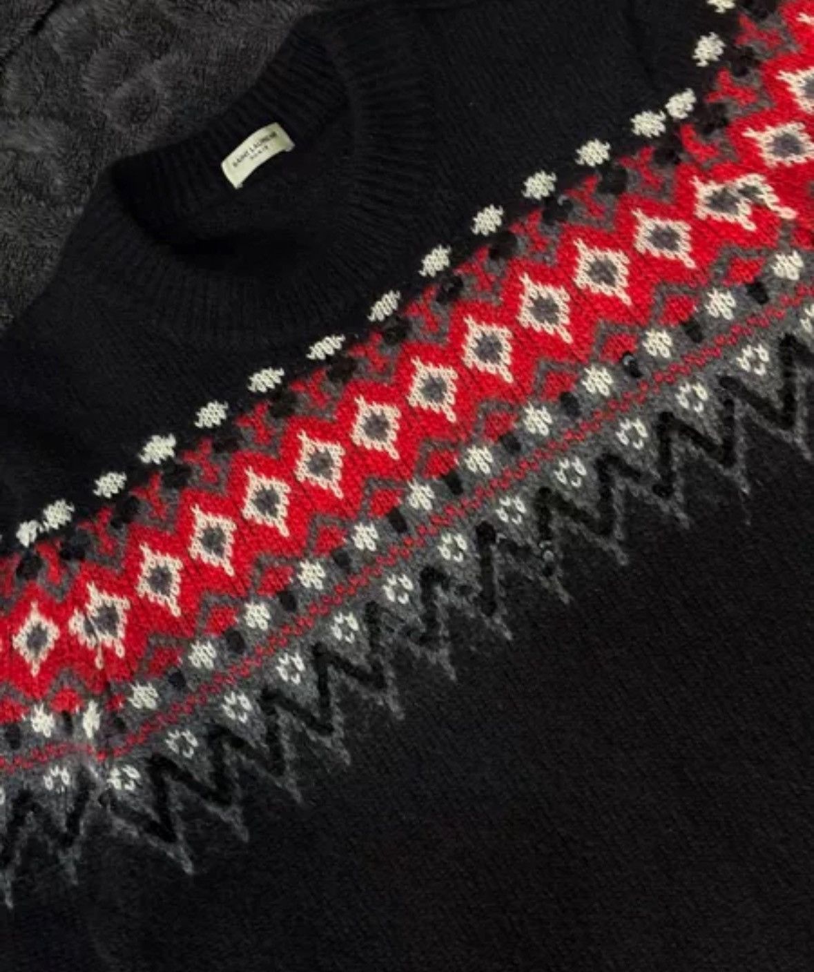 Saint Laurent Paris × Yves Saint Laurent Saint Laurent Knitted Sweater2412-Nextarrow Size US L / EU 52-54 / 3 - 5 Thumbnail