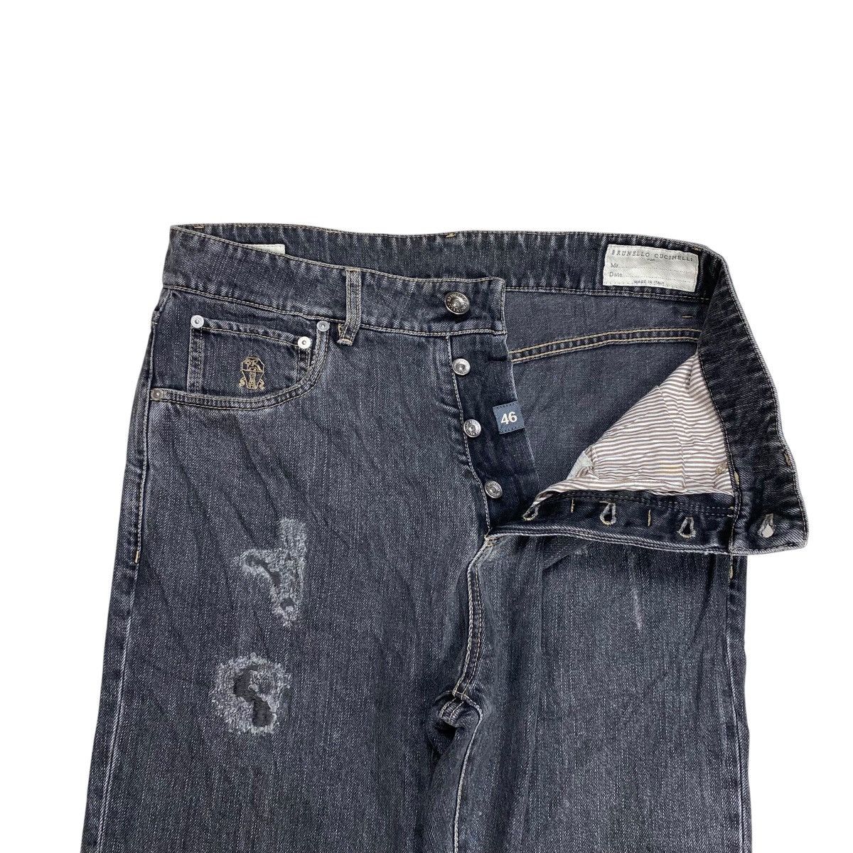 Brunello Cucinelli Brunello Cucinelli Distressed Denim Pants Size US 32 / EU 48 - 7 Thumbnail