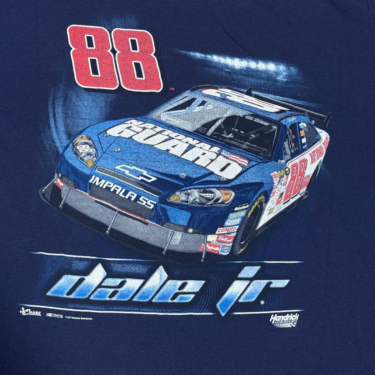 Chase Authentics Vintage Nascar Chase Authentics Dale Earnhardt Jr Tee Size US XL / EU 56 / 4 - 3 Thumbnail